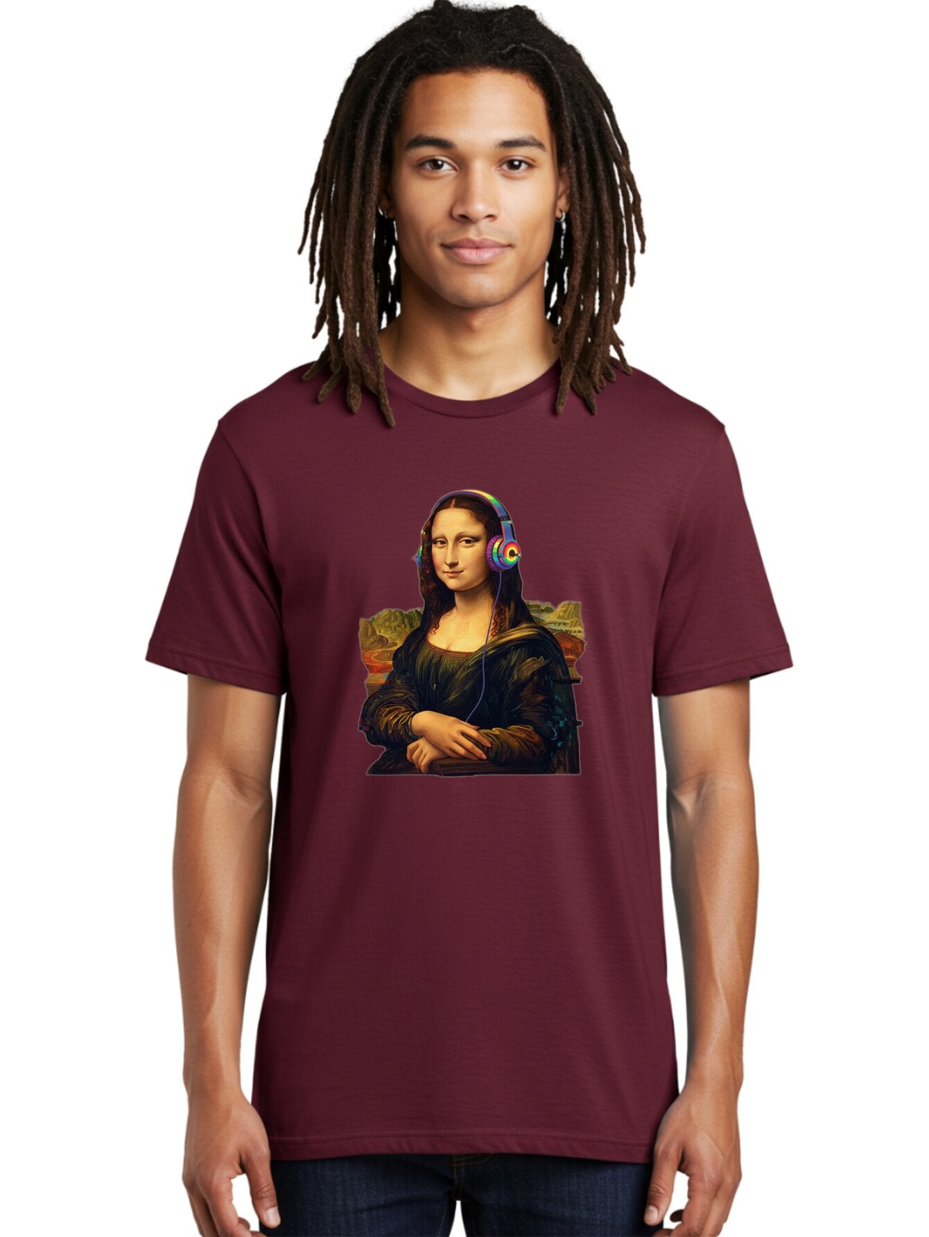 Mona-Lisa-4 Men'S Graphic Tee, 100% Cotton, Comfortable Casual Summer Wear, Machine Washable, Vintage Camera, Old Camera, Antique Camera, Black Camera, Classic Photography, Photography Equipment, Nostalgic Device, Film Camera, Camera Art Bam899 26