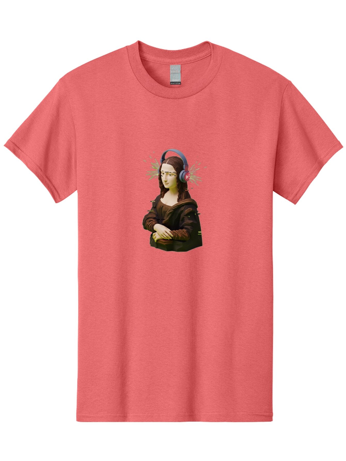 Mona-Lisa-5 Men'S Graphic Tee, 100% Cotton, Comfortable Casual Summer Wear, Machine Washable, Vintage Camera, Old Camera, Antique Camera, Black Camera, Classic Photography, Photography Equipment, Nostalgic Device, Film Camera, Camera Art Bam900