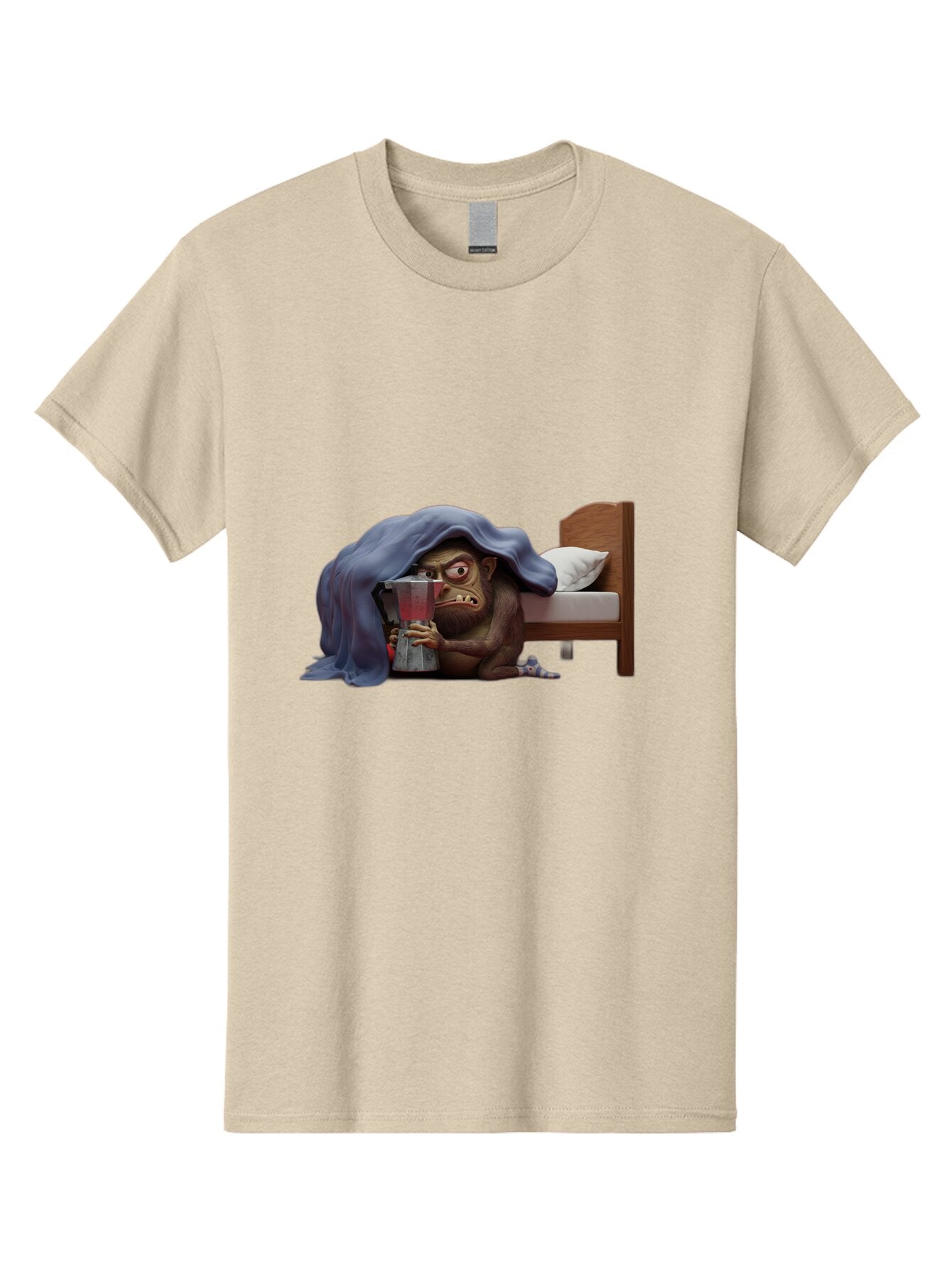 Monkey-Drinking-Coffee Men'S Graphic Tee, 100% Cotton, Comfortable Casual Summer Wear, Machine Washable, Vintage Camera, Old Camera, Antique Camera, Black Camera, Classic Photography, Photography Equipment, Nostalgic Device, Film Camera, Bam914 10