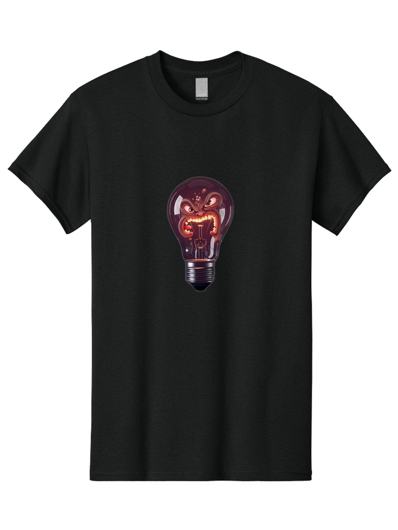 Monster-Light-Bulb Men'S Graphic Tee, 100% Cotton, Comfortable Casual Summer Wear, Machine Washable, Vintage Camera, Old Camera, Antique Camera, Black Camera, Classic Photography, Photography Equipment, Nostalgic Device, Film Camera, Bam918 7