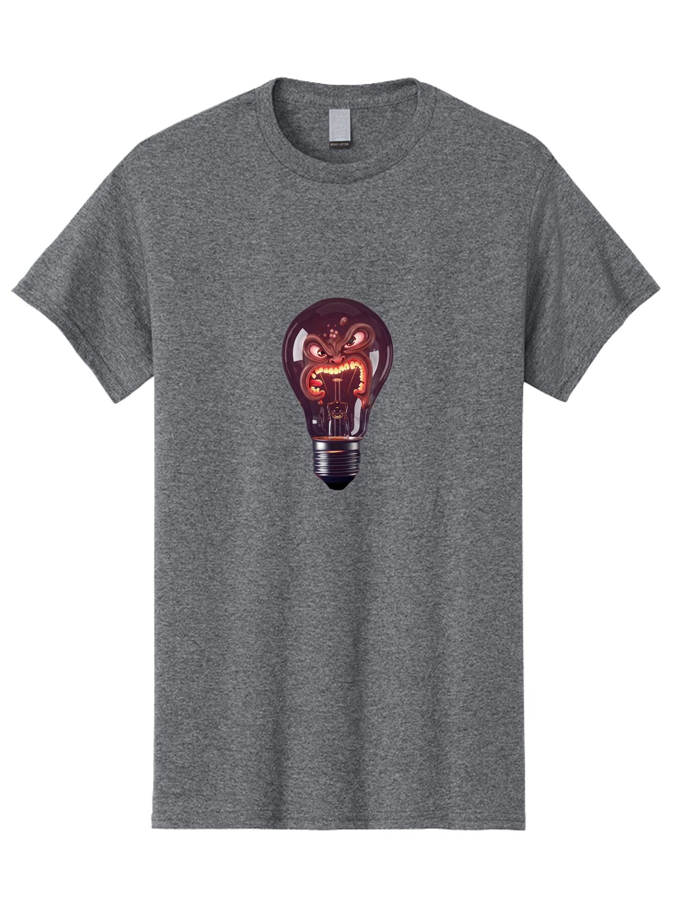 Monster-Light-Bulb Men'S Graphic Tee, 100% Cotton, Comfortable Casual Summer Wear, Machine Washable, Vintage Camera, Old Camera, Antique Camera, Black Camera, Classic Photography, Photography Equipment, Nostalgic Device, Film Camera, Bam918