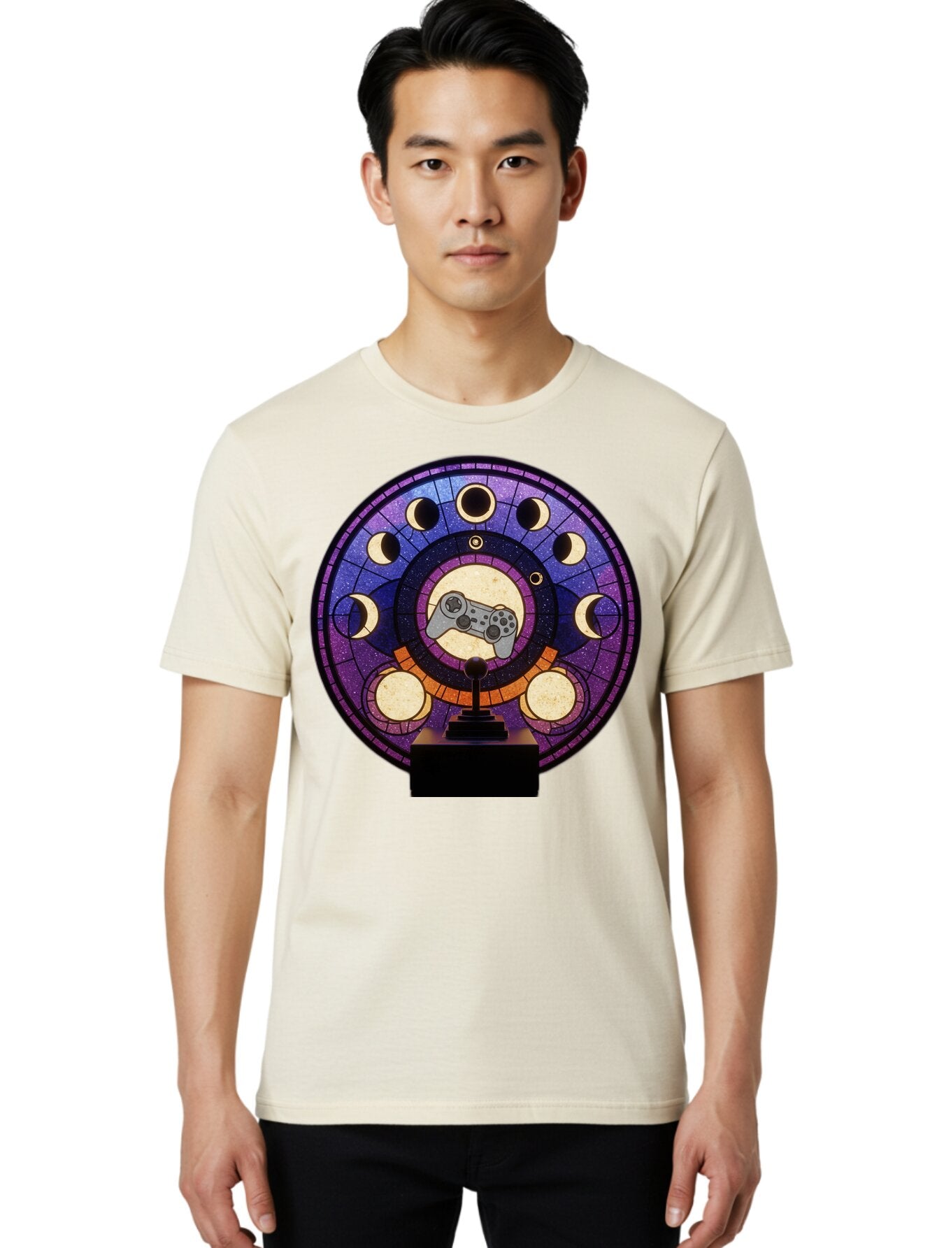 Moon-Phases-The-Game-Award Men'S Graphic Tee, 100% Cotton, Comfortable Casual Summer Wear, Machine Washable, Vintage Camera, Old Camera, Antique Camera, Black Camera, Classic Photography, Photography Equipment, Nostalgic Device, Film Camera, Bam921 28