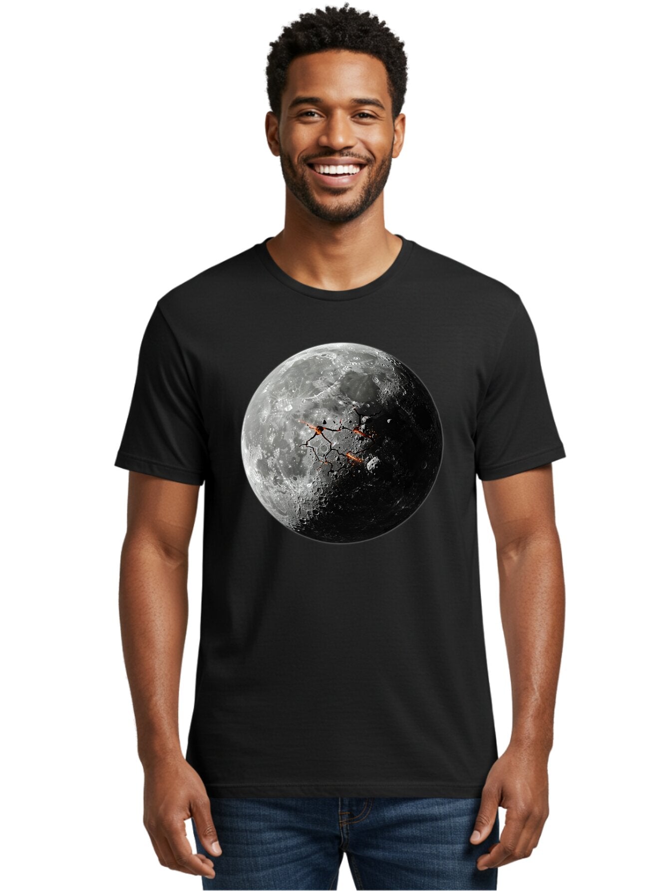 Moon-Surface Men'S Graphic Tee, 100% Cotton, Comfortable Casual Summer Wear, Machine Washable, Vintage Camera, Old Camera, Antique Camera, Black Camera, Classic Photography, Photography Equipment, Nostalgic Device, Film Camera, Camera Art Bam925 21