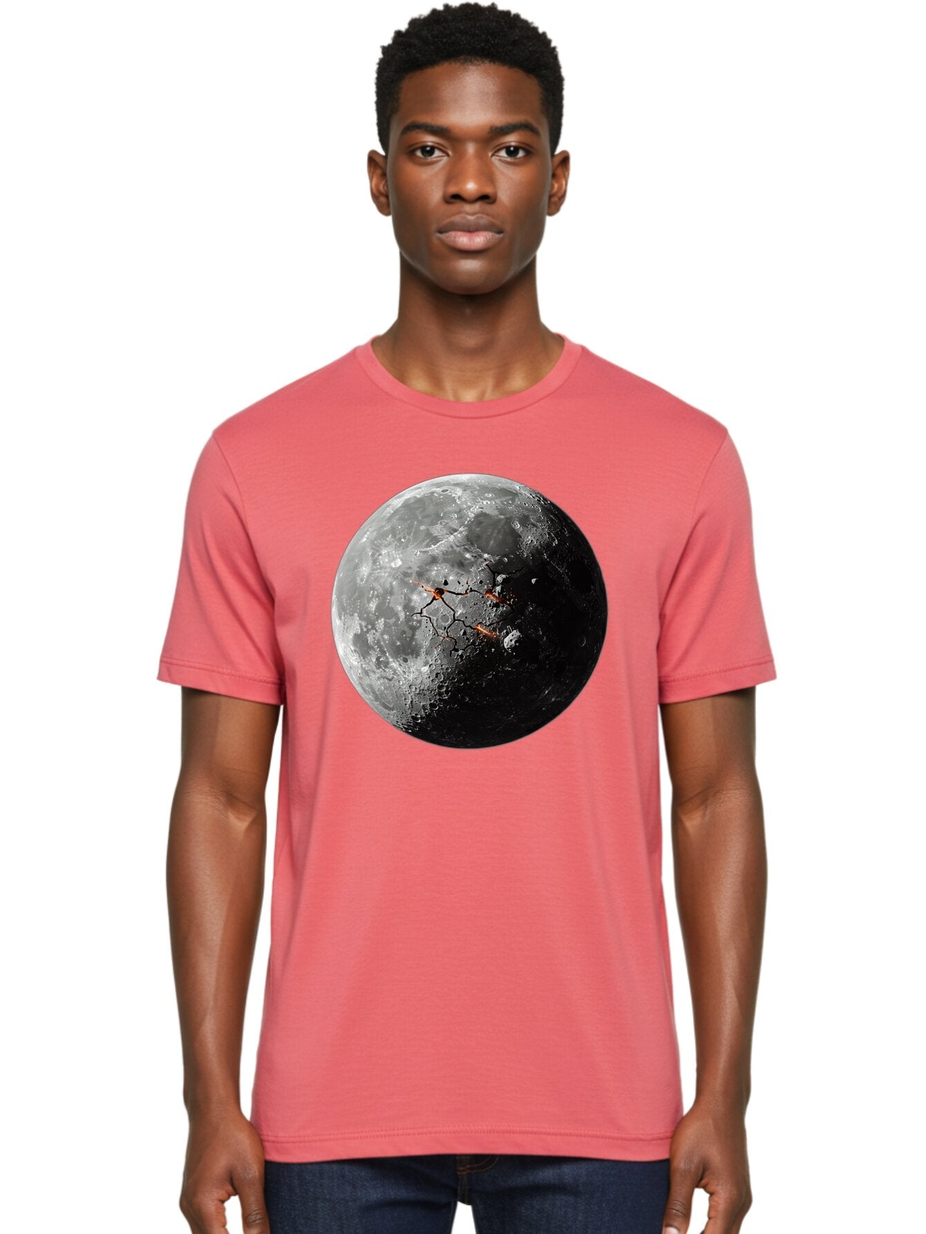 Moon-Surface Men'S Graphic Tee, 100% Cotton, Comfortable Casual Summer Wear, Machine Washable, Vintage Camera, Old Camera, Antique Camera, Black Camera, Classic Photography, Photography Equipment, Nostalgic Device, Film Camera, Camera Art Bam925 16
