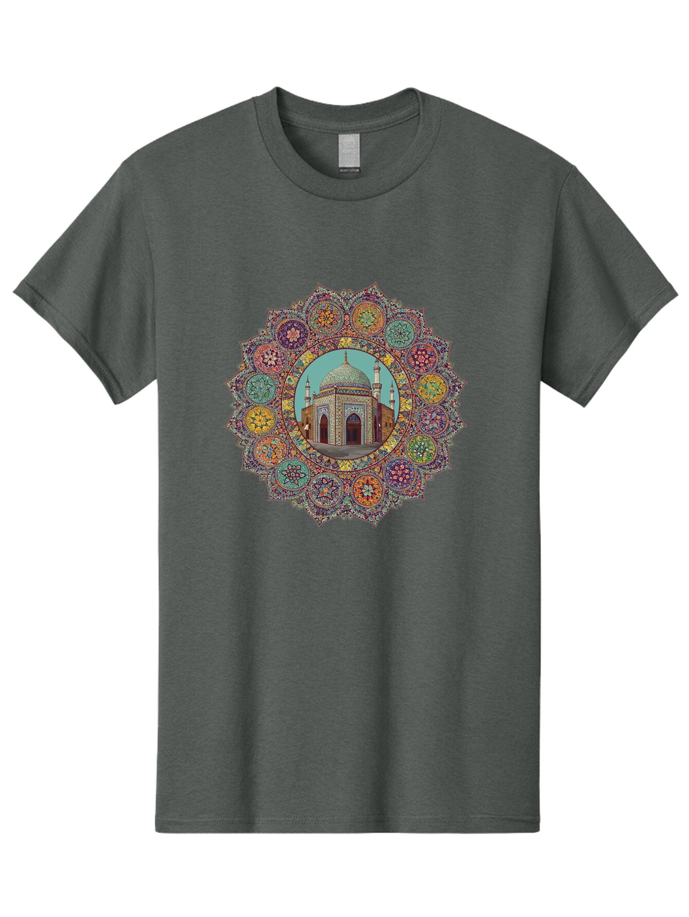 Mosque-Mandala Men'S Graphic Tee, 100% Cotton, Comfortable Casual Summer Wear, Machine Washable, Vintage Camera, Old Camera, Antique Camera, Black Camera, Classic Photography, Photography Equipment, Nostalgic Device, Film Camera, Camera Art Bam929 12