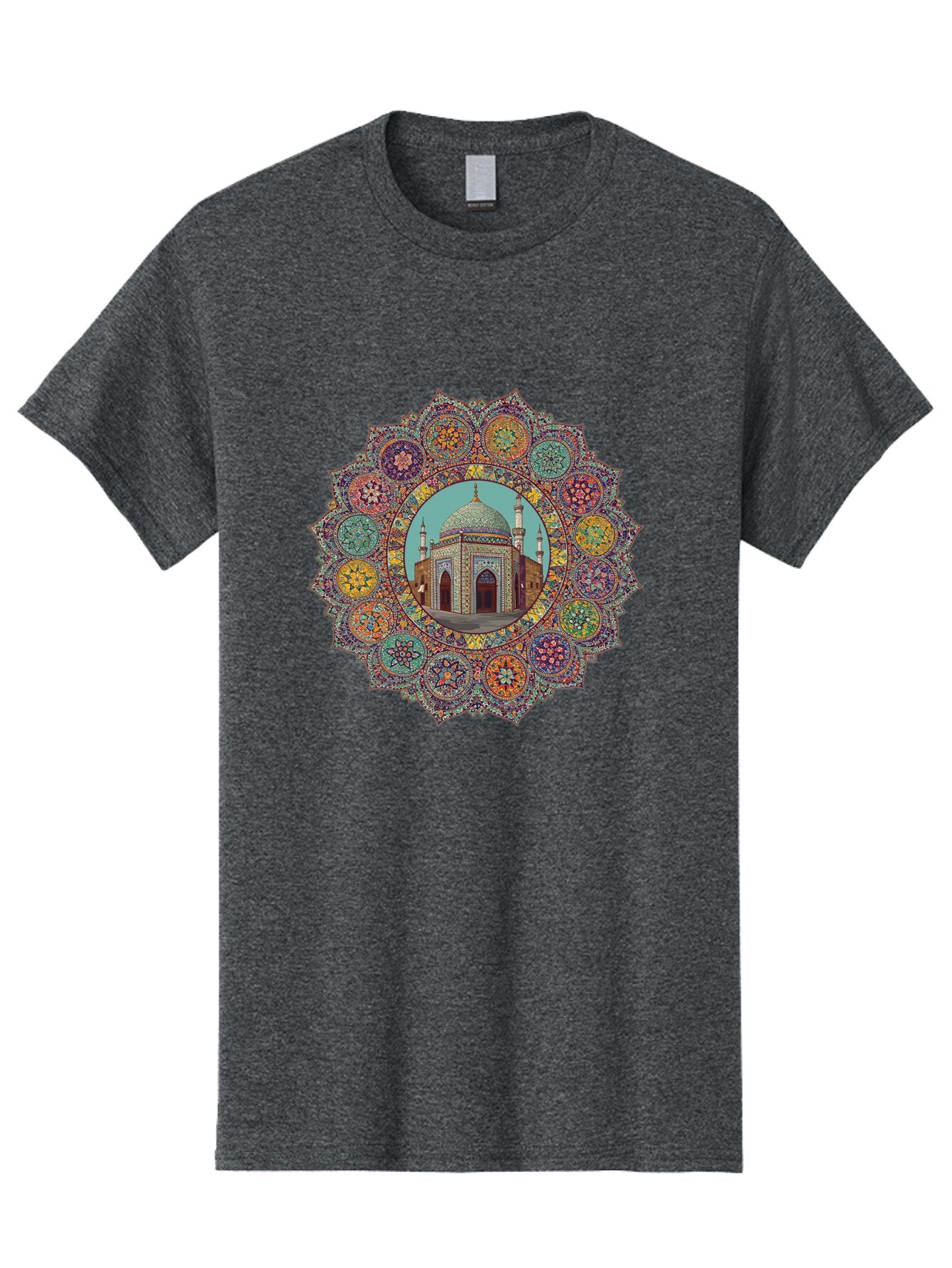 Mosque-Mandala Men'S Graphic Tee, 100% Cotton, Comfortable Casual Summer Wear, Machine Washable, Vintage Camera, Old Camera, Antique Camera, Black Camera, Classic Photography, Photography Equipment, Nostalgic Device, Film Camera, Camera Art Bam929