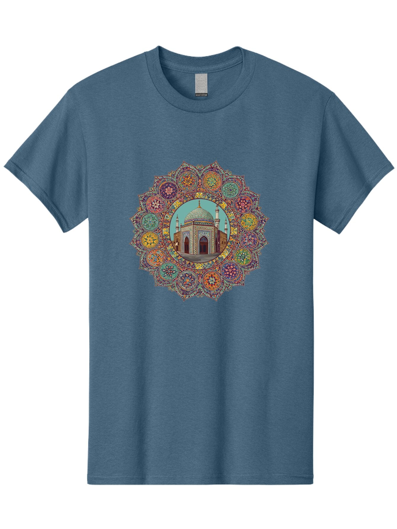 Mosque-Mandala Men'S Graphic Tee, 100% Cotton, Comfortable Casual Summer Wear, Machine Washable, Vintage Camera, Old Camera, Antique Camera, Black Camera, Classic Photography, Photography Equipment, Nostalgic Device, Film Camera, Camera Art Bam929 6