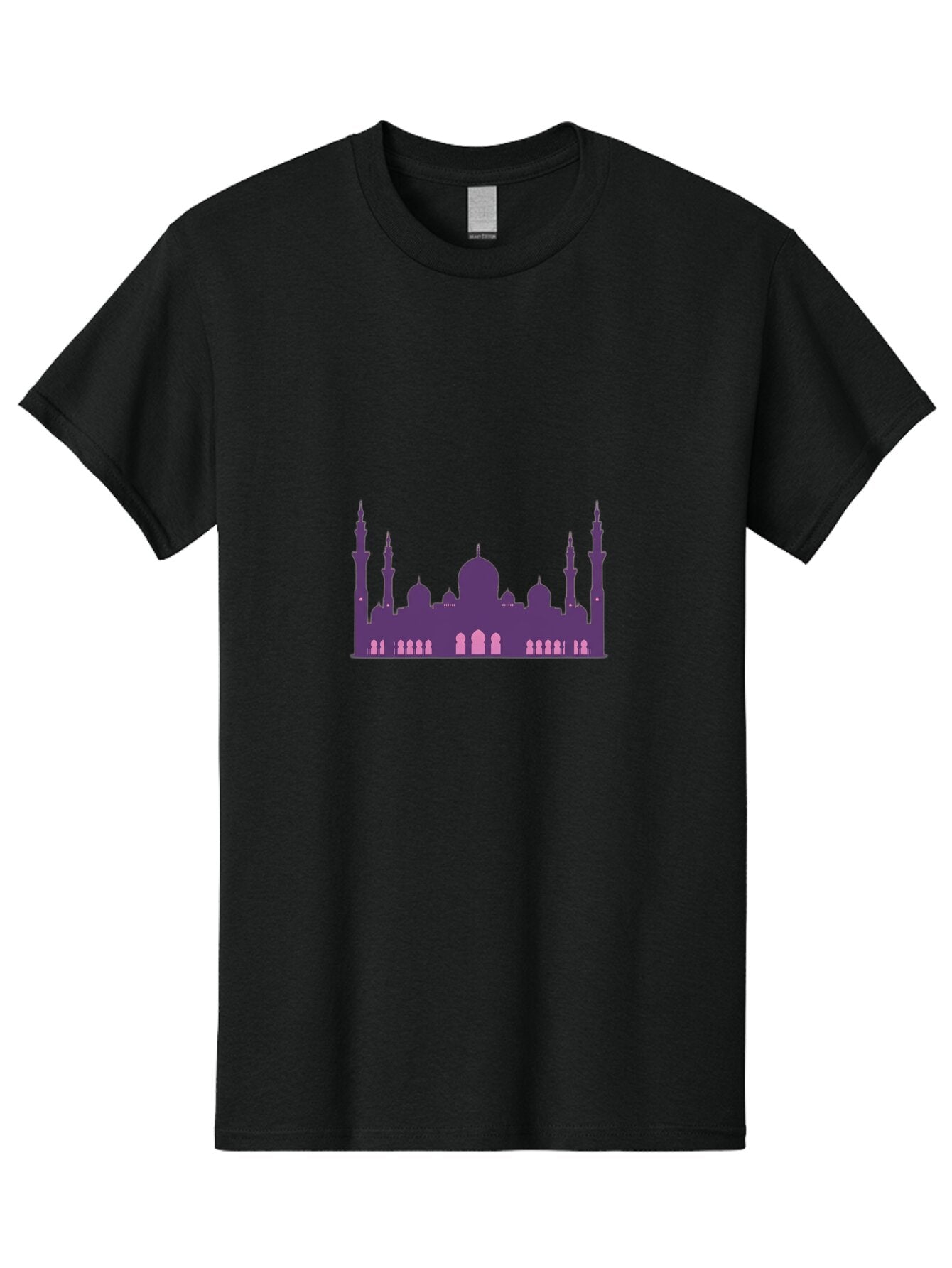 Mosque-Silhouette Men'S Graphic Tee, 100% Cotton, Comfortable Casual Summer Wear, Machine Washable, Vintage Camera, Old Camera, Antique Camera, Black Camera, Classic Photography, Photography Equipment, Nostalgic Device, Film Camera, Camera Art Bam930 4