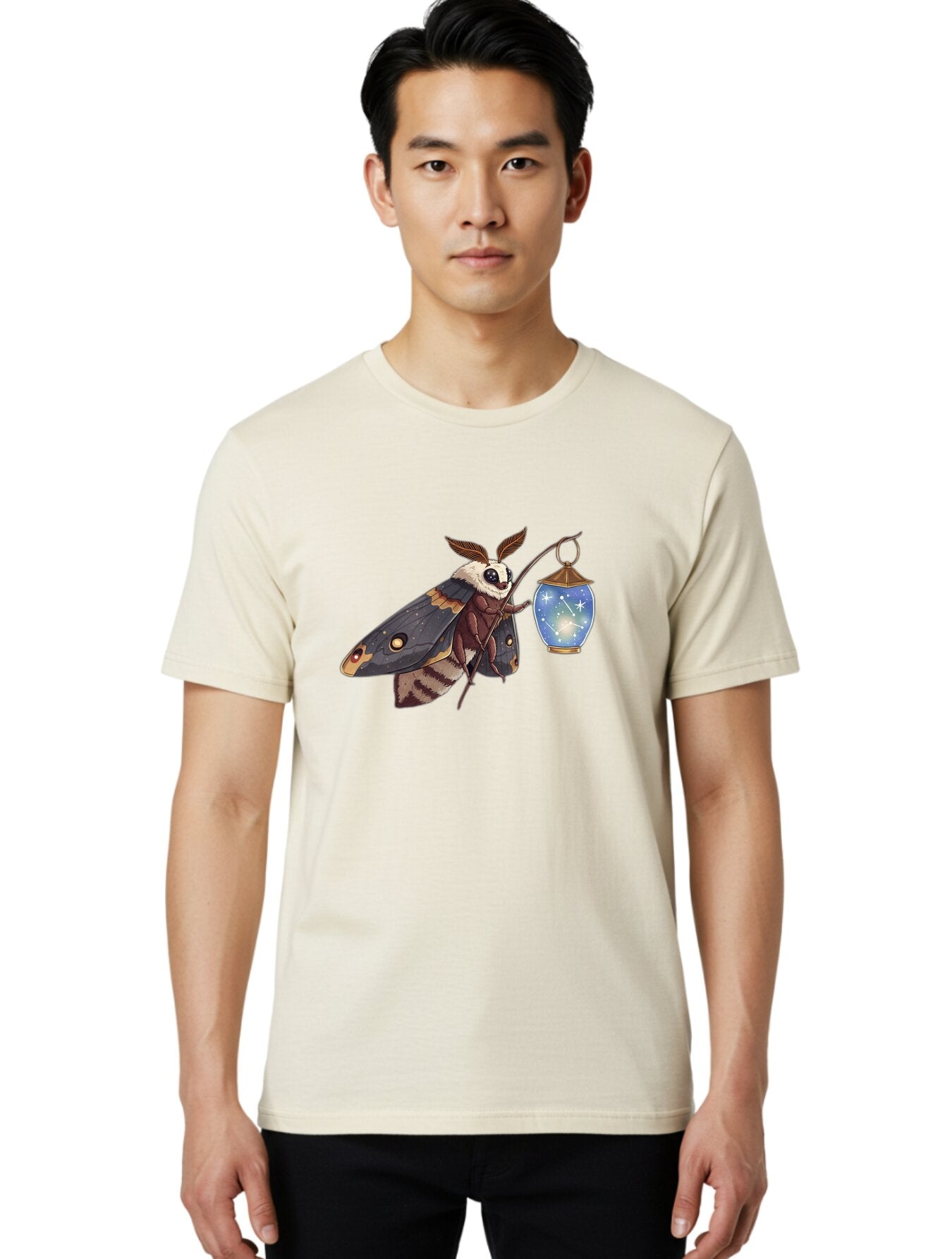 Moth-With-Lantern Men'S Graphic Tee, 100% Cotton, Comfortable Casual Summer Wear, Machine Washable, Vintage Camera, Old Camera, Antique Camera, Black Camera, Classic Photography, Photography Equipment, Nostalgic Device, Film Camera, Camera Art Bam932 22