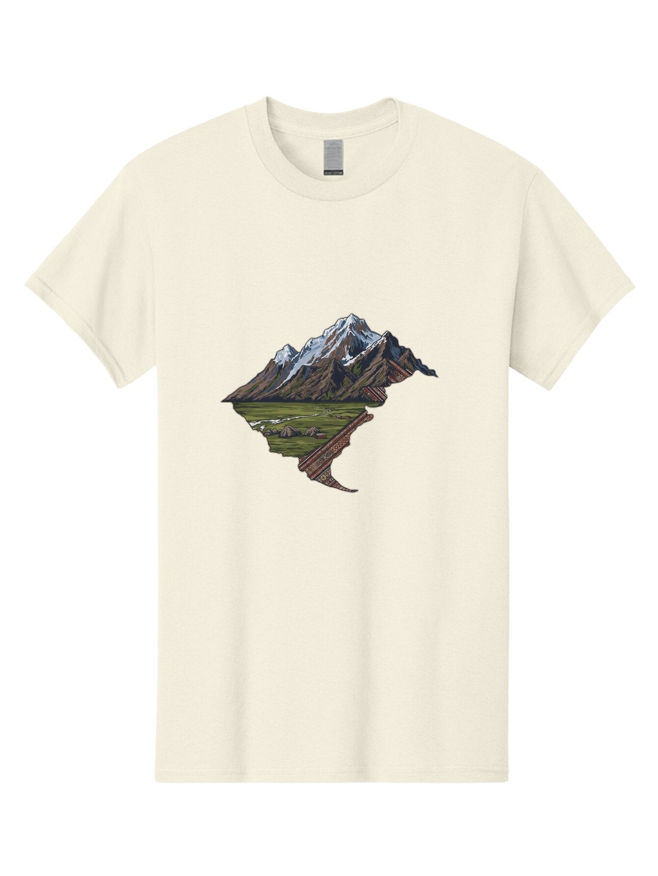 Mountain-Landscape-1 Men'S Graphic Tee, 100% Cotton, Comfortable Casual Summer Wear, Machine Washable, Vintage Camera, Old Camera, Antique Camera, Black Camera, Classic Photography, Photography Equipment, Nostalgic Device, Film Camera, Bam933 6