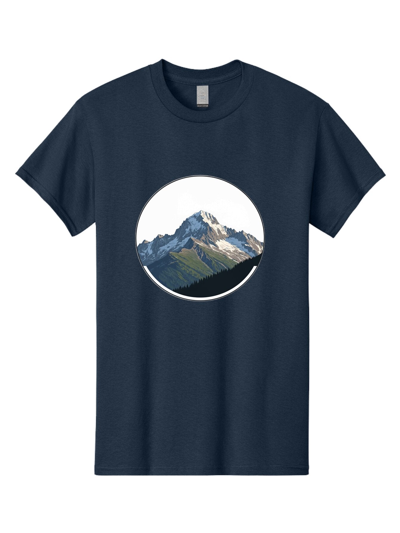 Mountain-Landscape-2 Men'S Graphic Tee, 100% Cotton, Comfortable Casual Summer Wear, Machine Washable, Vintage Camera, Old Camera, Antique Camera, Black Camera, Classic Photography, Photography Equipment, Nostalgic Device, Film Camera, Bam934 11