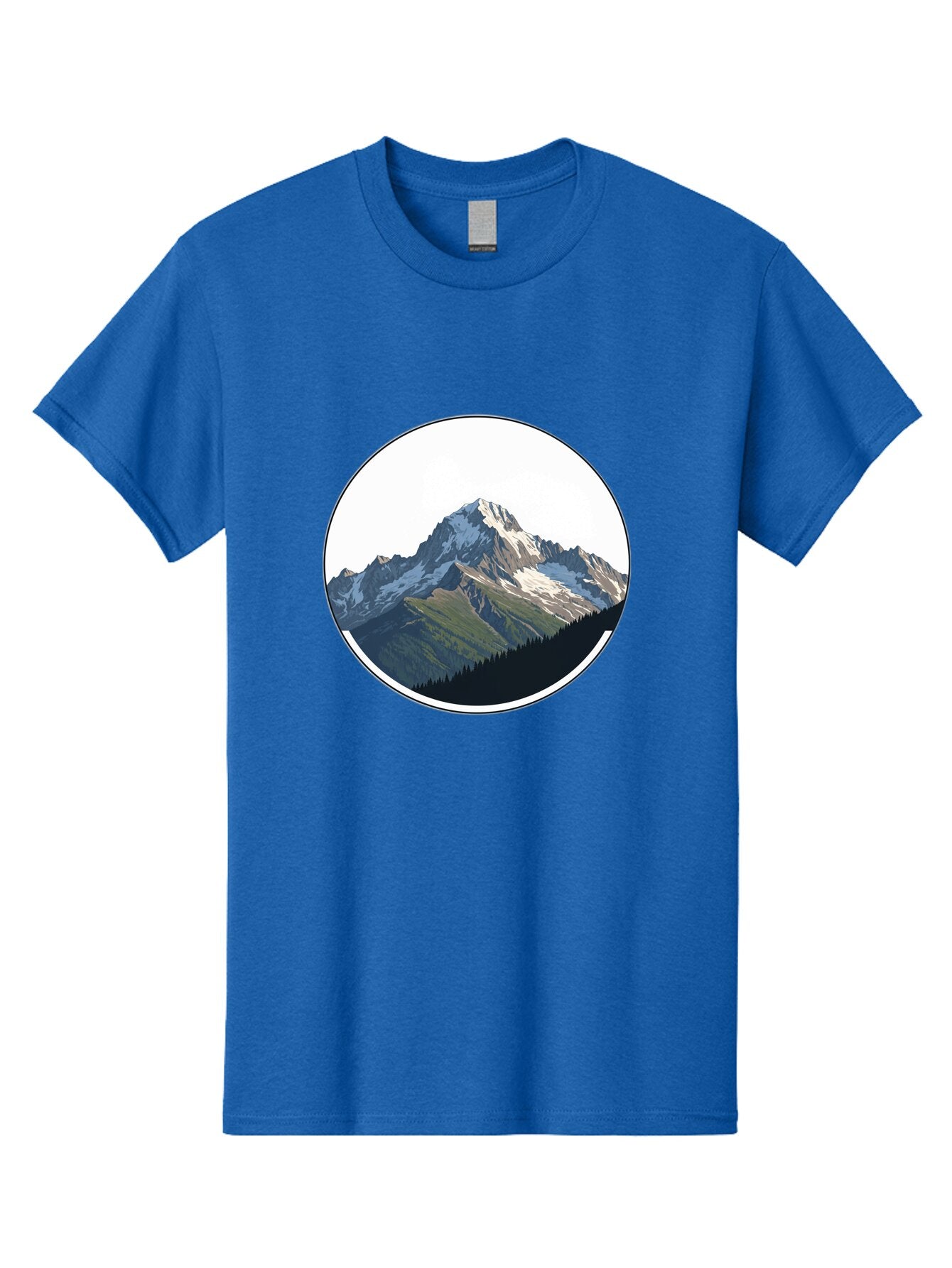Mountain-Landscape-2 Men'S Graphic Tee, 100% Cotton, Comfortable Casual Summer Wear, Machine Washable, Vintage Camera, Old Camera, Antique Camera, Black Camera, Classic Photography, Photography Equipment, Nostalgic Device, Film Camera, Bam934 6