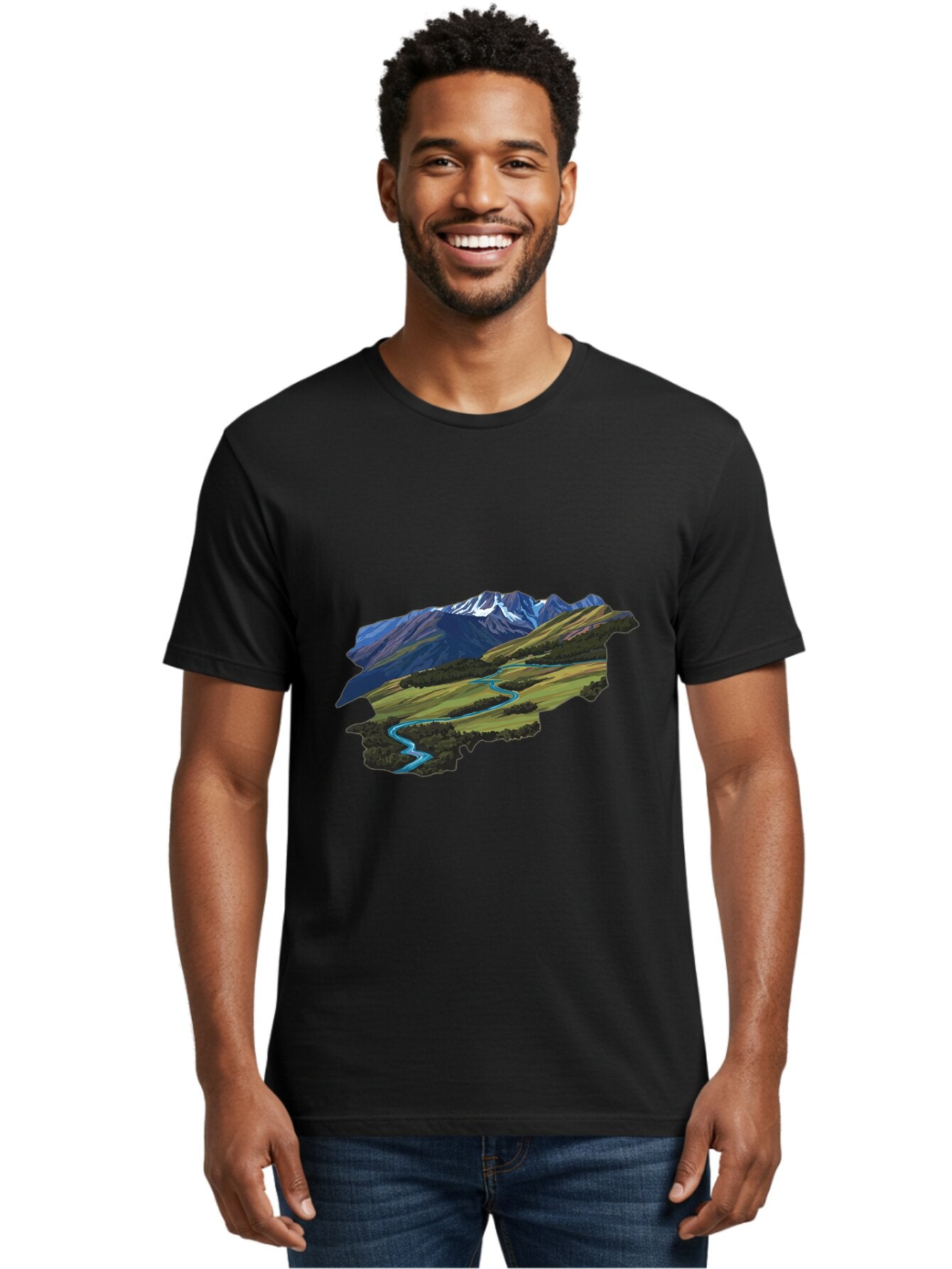 Mountain-Landscape Men'S Graphic Tee, 100% Cotton, Comfortable Casual Summer Wear, Machine Washable, Vintage Camera, Old Camera, Antique Camera, Black Camera, Classic Photography, Photography Equipment, Nostalgic Device, Film Camera, Bam935 26