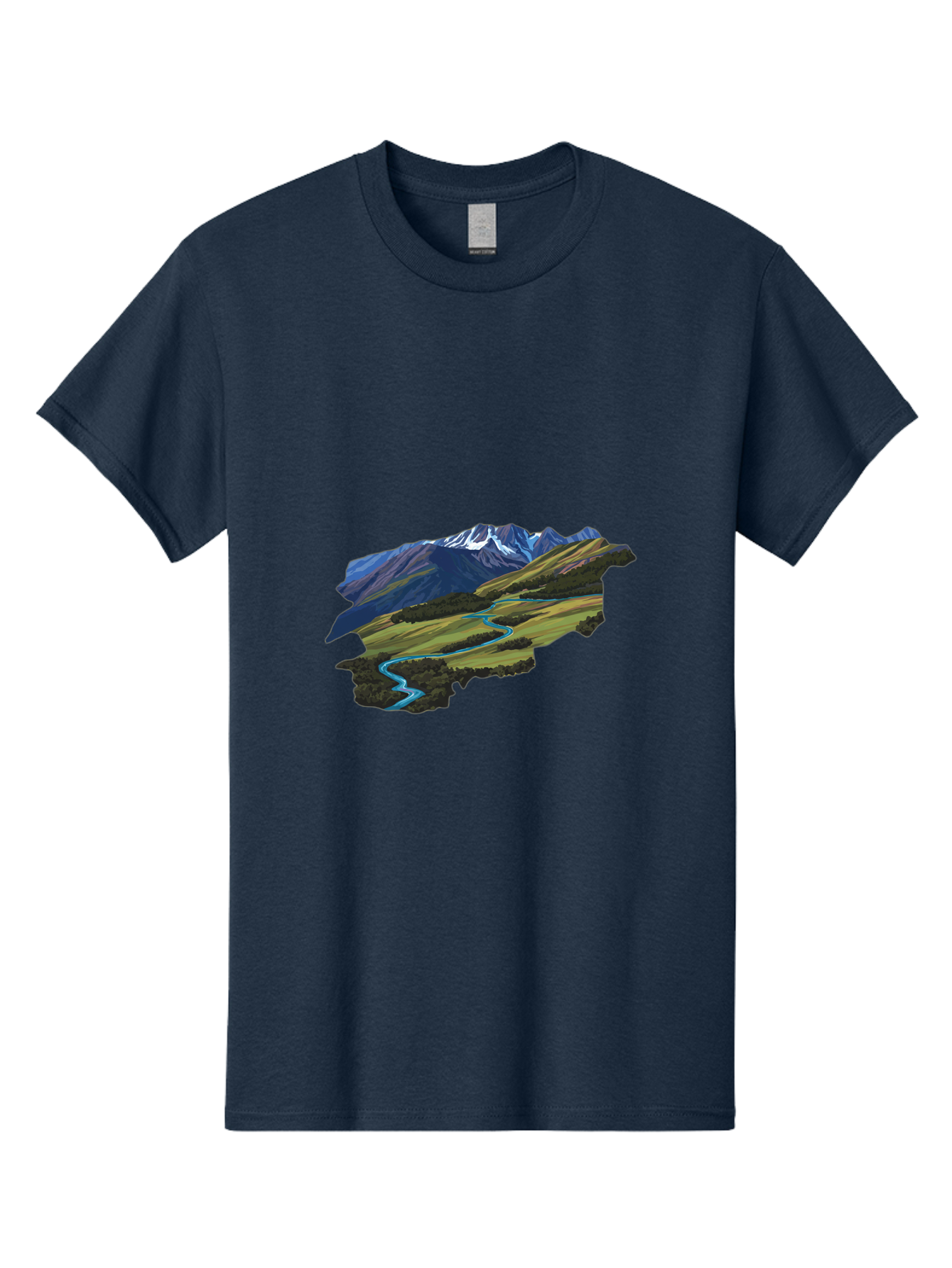 Mountain-Landscape Men'S Graphic Tee, 100% Cotton, Comfortable Casual Summer Wear, Machine Washable, Vintage Camera, Old Camera, Antique Camera, Black Camera, Classic Photography, Photography Equipment, Nostalgic Device, Film Camera, Bam935