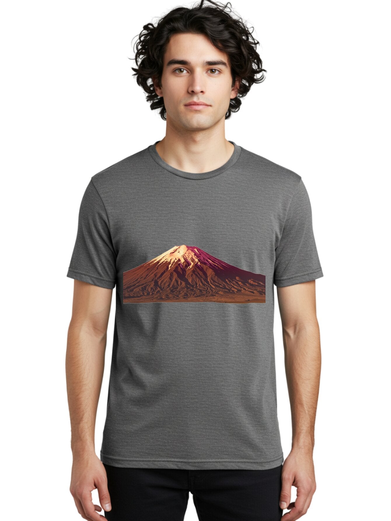Mountain Men'S Graphic Tee, 100% Cotton, Comfortable Casual Summer Wear, Machine Washable, Vintage Camera, Old Camera, Antique Camera, Black Camera, Classic Photography, Photography Equipment, Nostalgic Device, Film Camera, Camera Art Bam937 24