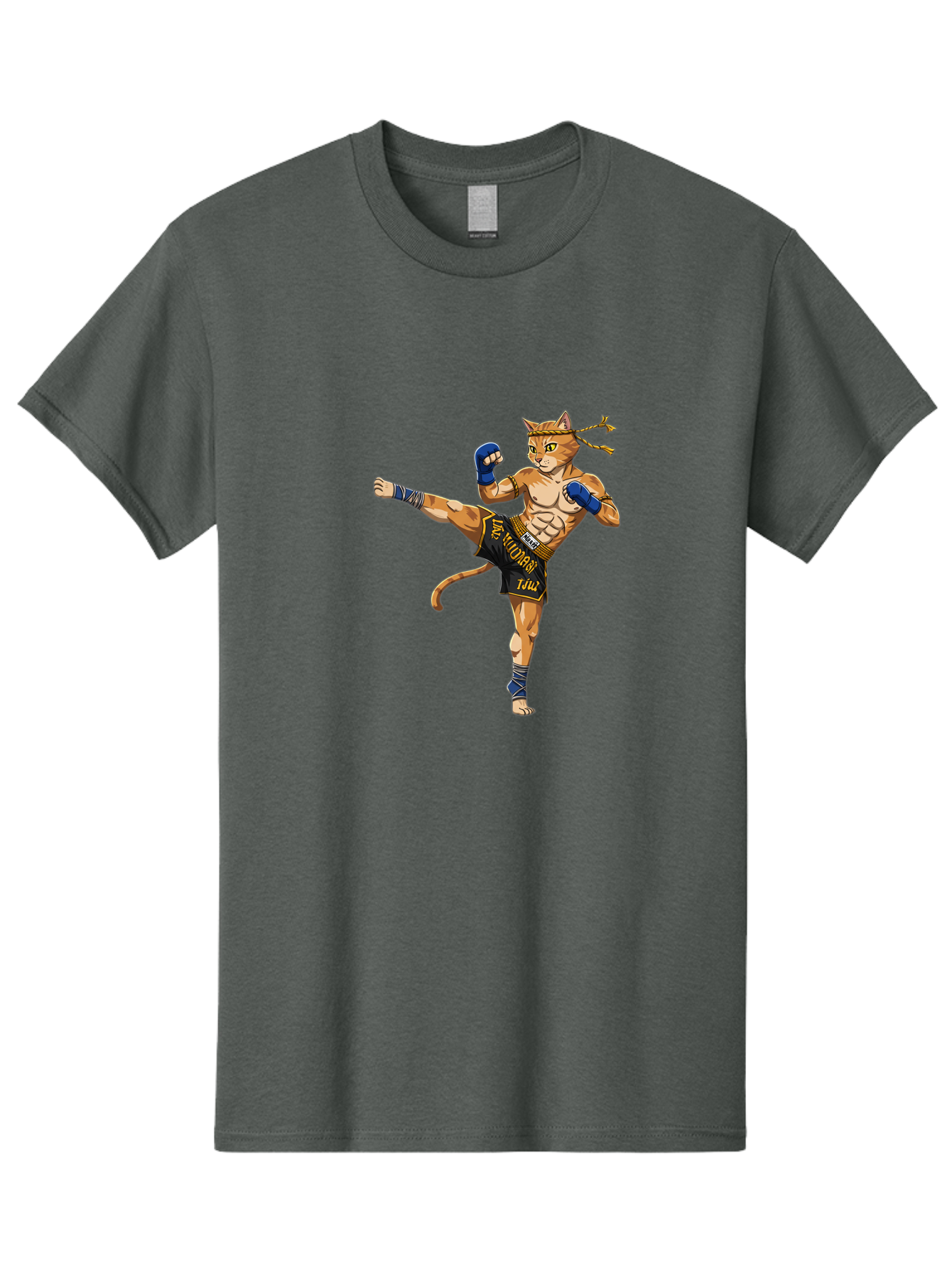 Muay-Thai-Cat-1 Men'S Graphic Tee, 100% Cotton, Comfortable Casual Summer Wear, Machine Washable, Vintage Camera, Old Camera, Antique Camera, Black Camera, Classic Photography, Photography Equipment, Nostalgic Device, Film Camera, Camera Art Bam941 7