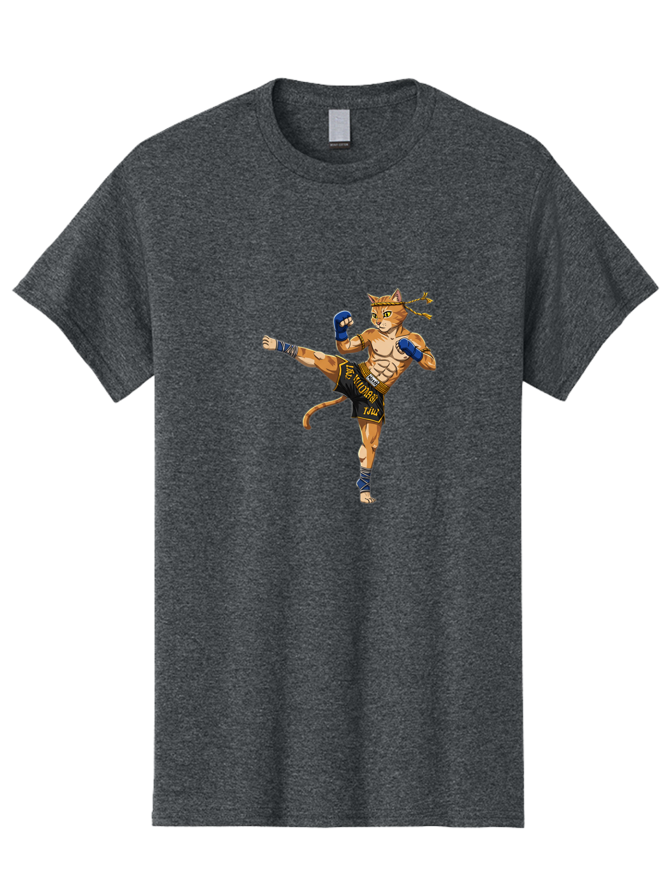 Muay-Thai-Cat-1 Men'S Graphic Tee, 100% Cotton, Comfortable Casual Summer Wear, Machine Washable, Vintage Camera, Old Camera, Antique Camera, Black Camera, Classic Photography, Photography Equipment, Nostalgic Device, Film Camera, Camera Art Bam941 14