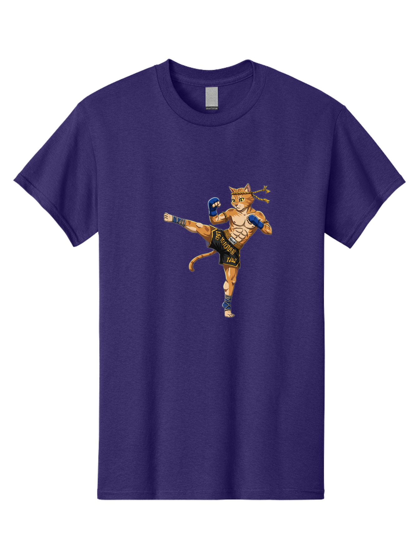 Muay-Thai-Cat-1 Men'S Graphic Tee, 100% Cotton, Comfortable Casual Summer Wear, Machine Washable, Vintage Camera, Old Camera, Antique Camera, Black Camera, Classic Photography, Photography Equipment, Nostalgic Device, Film Camera, Camera Art Bam941 3