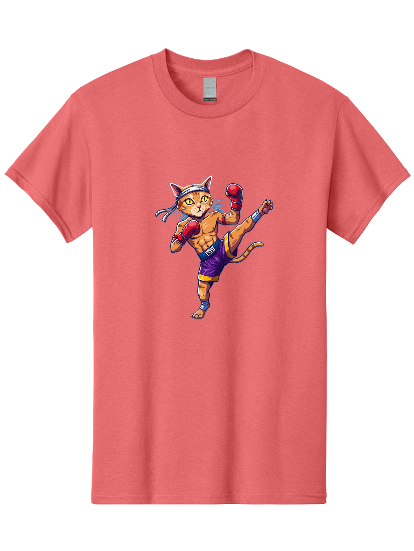 Muay-Thai-Cat-4 Men'S Graphic Tee, 100% Cotton, Comfortable Casual Summer Wear, Machine Washable, Vintage Camera, Old Camera, Antique Camera, Black Camera, Classic Photography, Photography Equipment, Nostalgic Device, Film Camera, Camera Art Bam944 9
