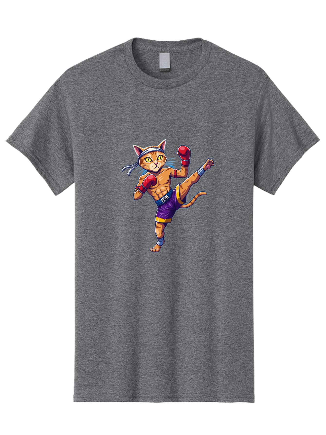 Muay-Thai-Cat-4 Men'S Graphic Tee, 100% Cotton, Comfortable Casual Summer Wear, Machine Washable, Vintage Camera, Old Camera, Antique Camera, Black Camera, Classic Photography, Photography Equipment, Nostalgic Device, Film Camera, Camera Art Bam944 12