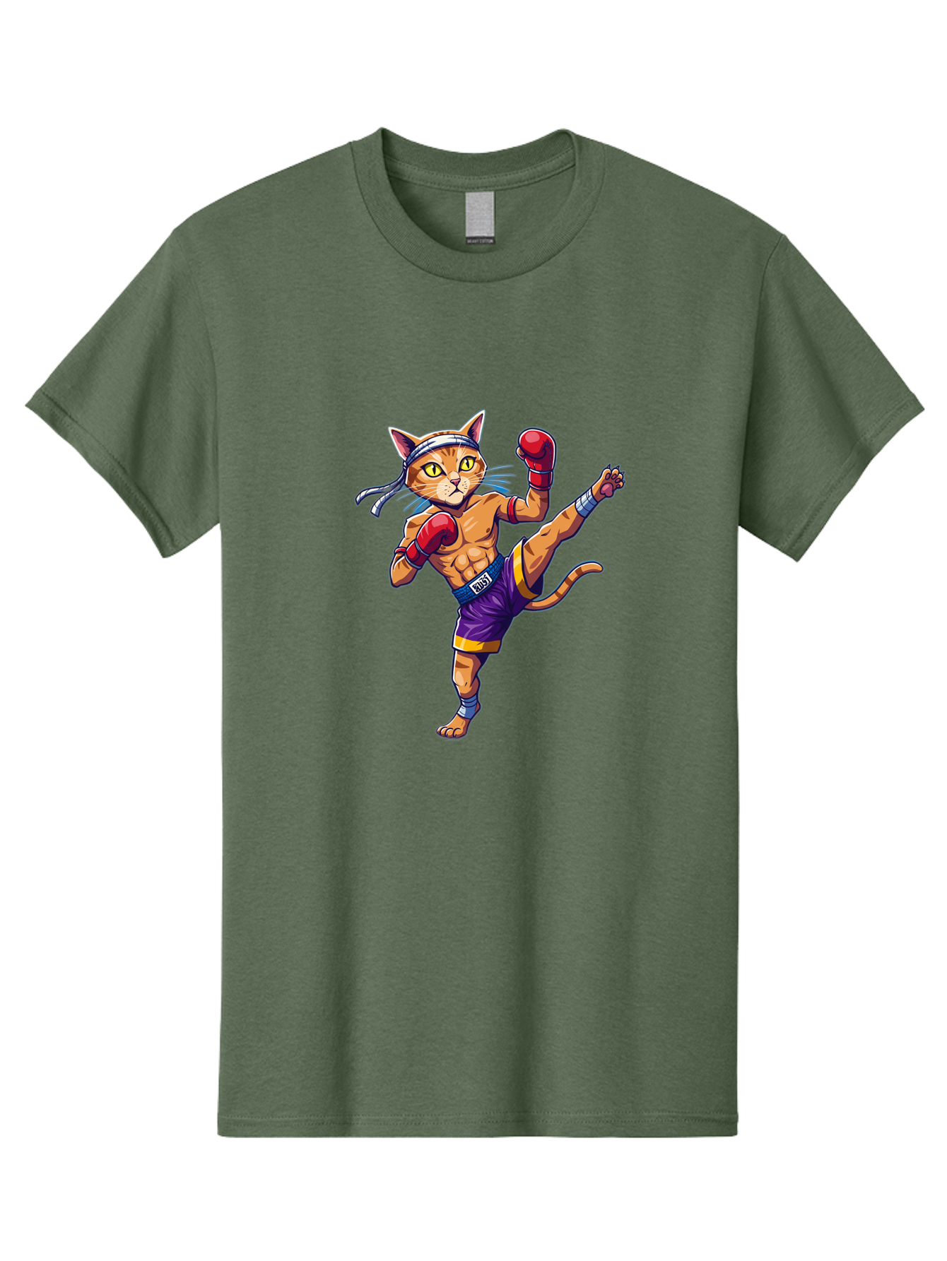 Muay-Thai-Cat-4 Men'S Graphic Tee, 100% Cotton, Comfortable Casual Summer Wear, Machine Washable, Vintage Camera, Old Camera, Antique Camera, Black Camera, Classic Photography, Photography Equipment, Nostalgic Device, Film Camera, Camera Art Bam944 13