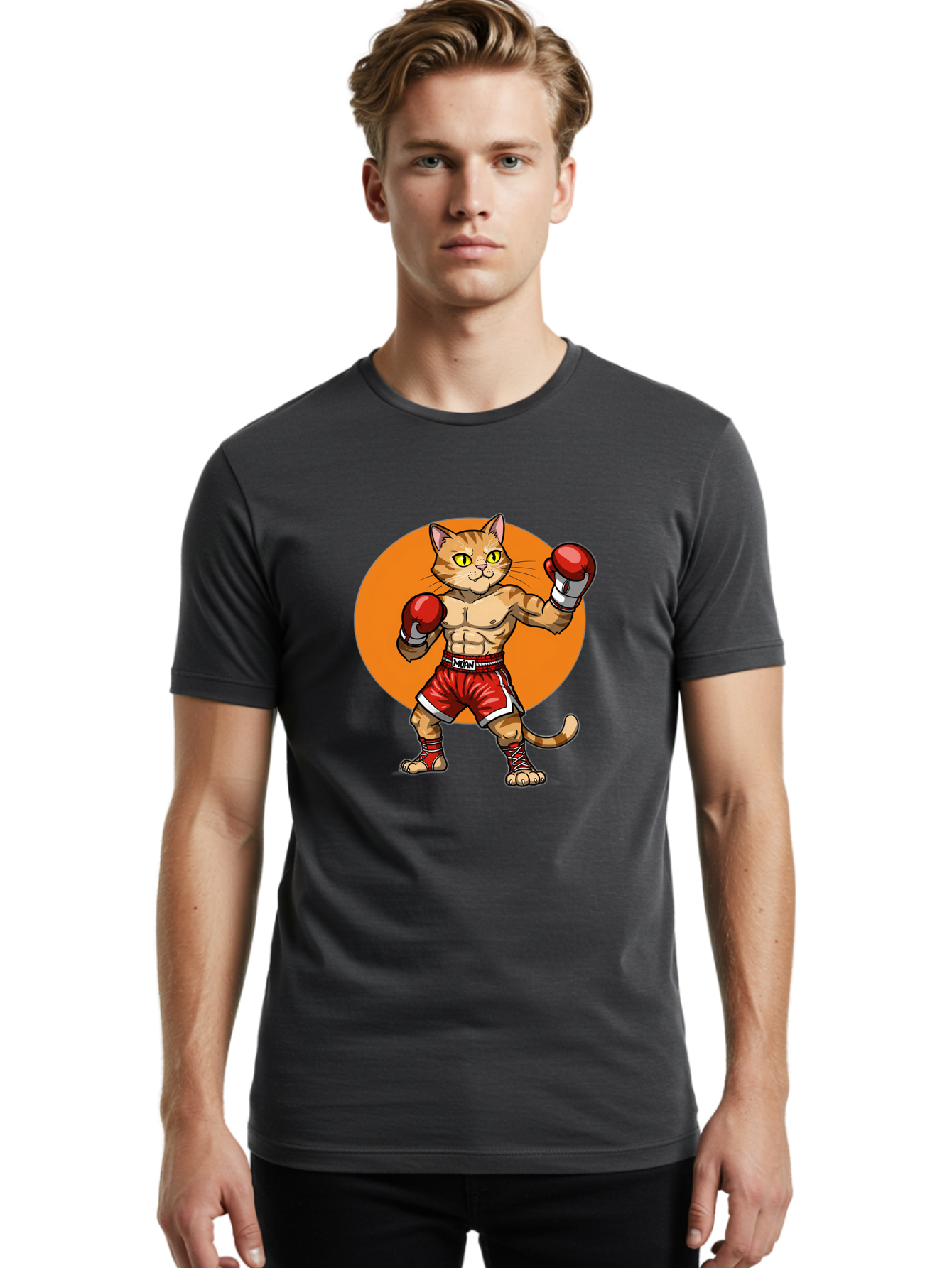 Muay-Thai-Cat Men'S Graphic Tee, 100% Cotton, Comfortable Casual Summer Wear, Machine Washable, Vintage Camera, Old Camera, Antique Camera, Black Camera, Classic Photography, Photography Equipment, Nostalgic Device, Film Camera, Camera Art Bam945 26