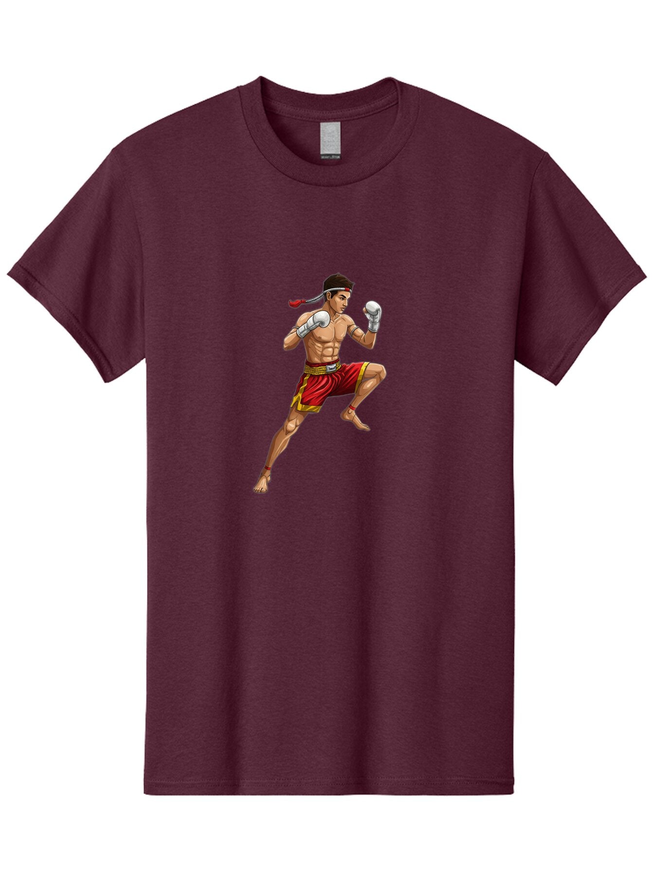 Muay-Thai-Fighter-4 Men'S Graphic Tee, 100% Cotton, Comfortable Casual Summer Wear, Machine Washable, Vintage Camera, Old Camera, Antique Camera, Black Camera, Classic Photography, Photography Equipment, Nostalgic Device, Film Camera, Bam949 13