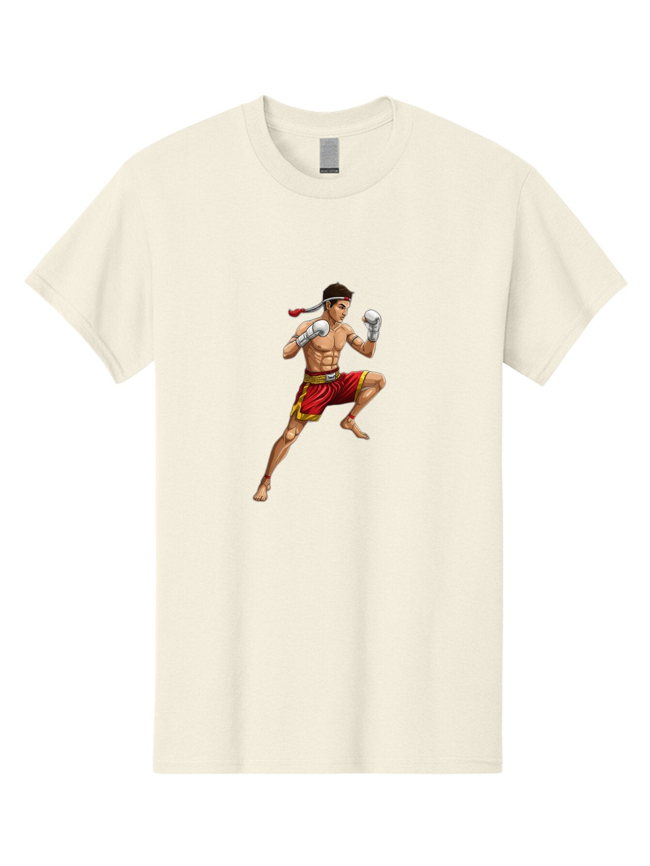 Muay-Thai-Fighter-4 Men'S Graphic Tee, 100% Cotton, Comfortable Casual Summer Wear, Machine Washable, Vintage Camera, Old Camera, Antique Camera, Black Camera, Classic Photography, Photography Equipment, Nostalgic Device, Film Camera, Bam949 9