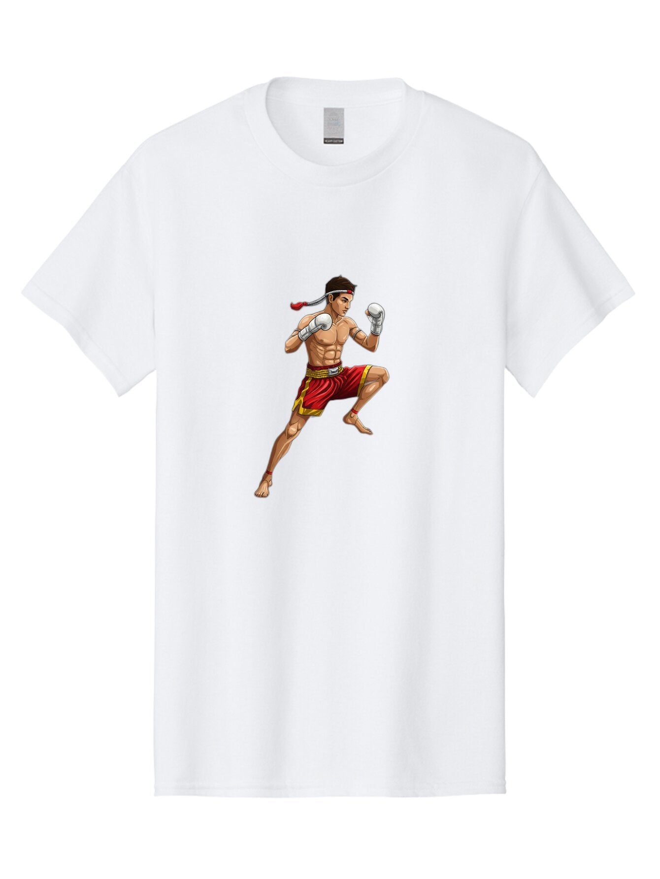 Muay-Thai-Fighter-4 Men'S Graphic Tee, 100% Cotton, Comfortable Casual Summer Wear, Machine Washable, Vintage Camera, Old Camera, Antique Camera, Black Camera, Classic Photography, Photography Equipment, Nostalgic Device, Film Camera, Bam949 15