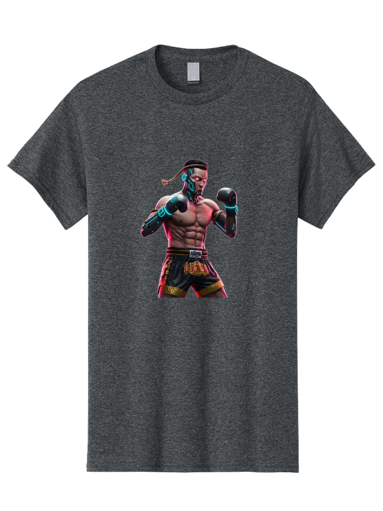 Muay-Thai-Fighter-6 Men'S Graphic Tee, 100% Cotton, Comfortable Casual Summer Wear, Machine Washable, Vintage Camera, Old Camera, Antique Camera, Black Camera, Classic Photography, Photography Equipment, Nostalgic Device, Film Camera, Bam951 12