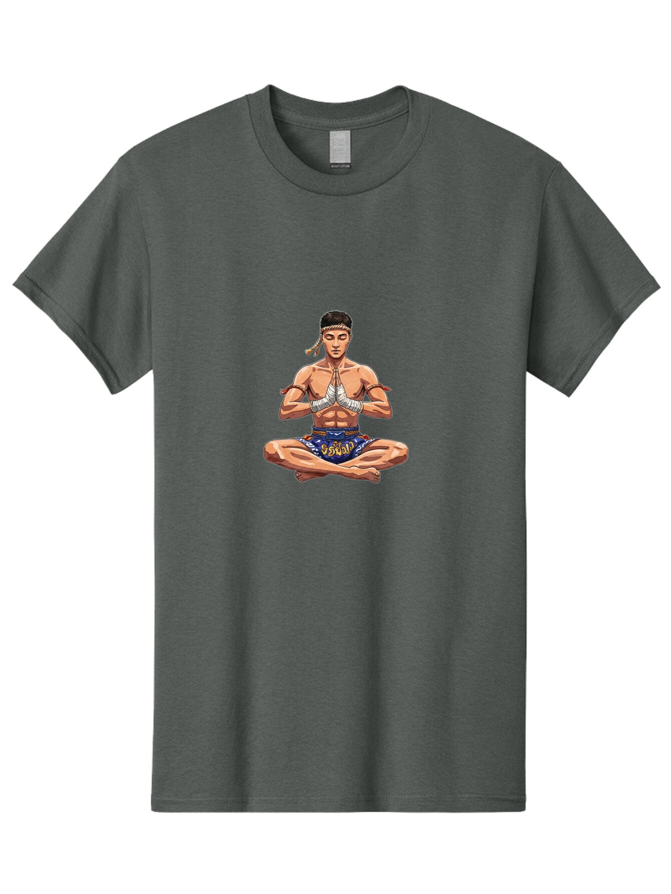 Muay-Thai-Fighter-Meditation Men'S Graphic Tee, 100% Cotton, Comfortable Casual Summer Wear, Machine Washable, Vintage Camera, Old Camera, Antique Camera, Black Camera, Classic Photography, Photography Equipment, Nostalgic Device, Film Camera, Bam952 11