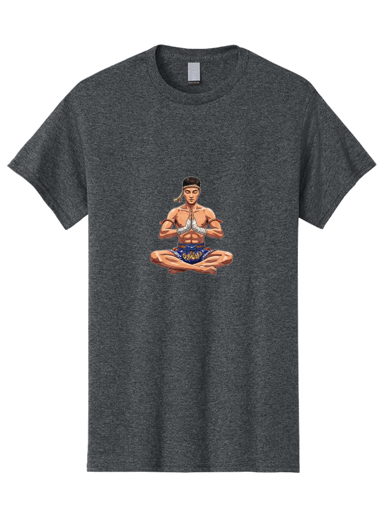 Muay-Thai-Fighter-Meditation Men'S Graphic Tee, 100% Cotton, Comfortable Casual Summer Wear, Machine Washable, Vintage Camera, Old Camera, Antique Camera, Black Camera, Classic Photography, Photography Equipment, Nostalgic Device, Film Camera, Bam952 6
