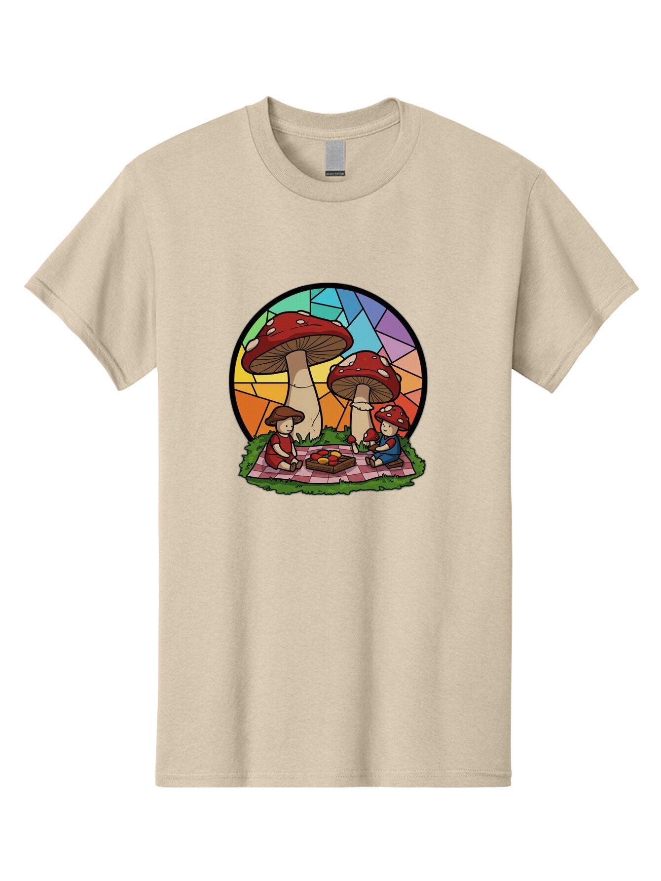 Mushroom-Children-Picnic Men'S Graphic Tee, 100% Cotton, Comfortable Casual Summer Wear, Machine Washable, Vintage Camera, Old Camera, Antique Camera, Black Camera, Classic Photography, Photography Equipment, Nostalgic Device, Film Camera, Bam960