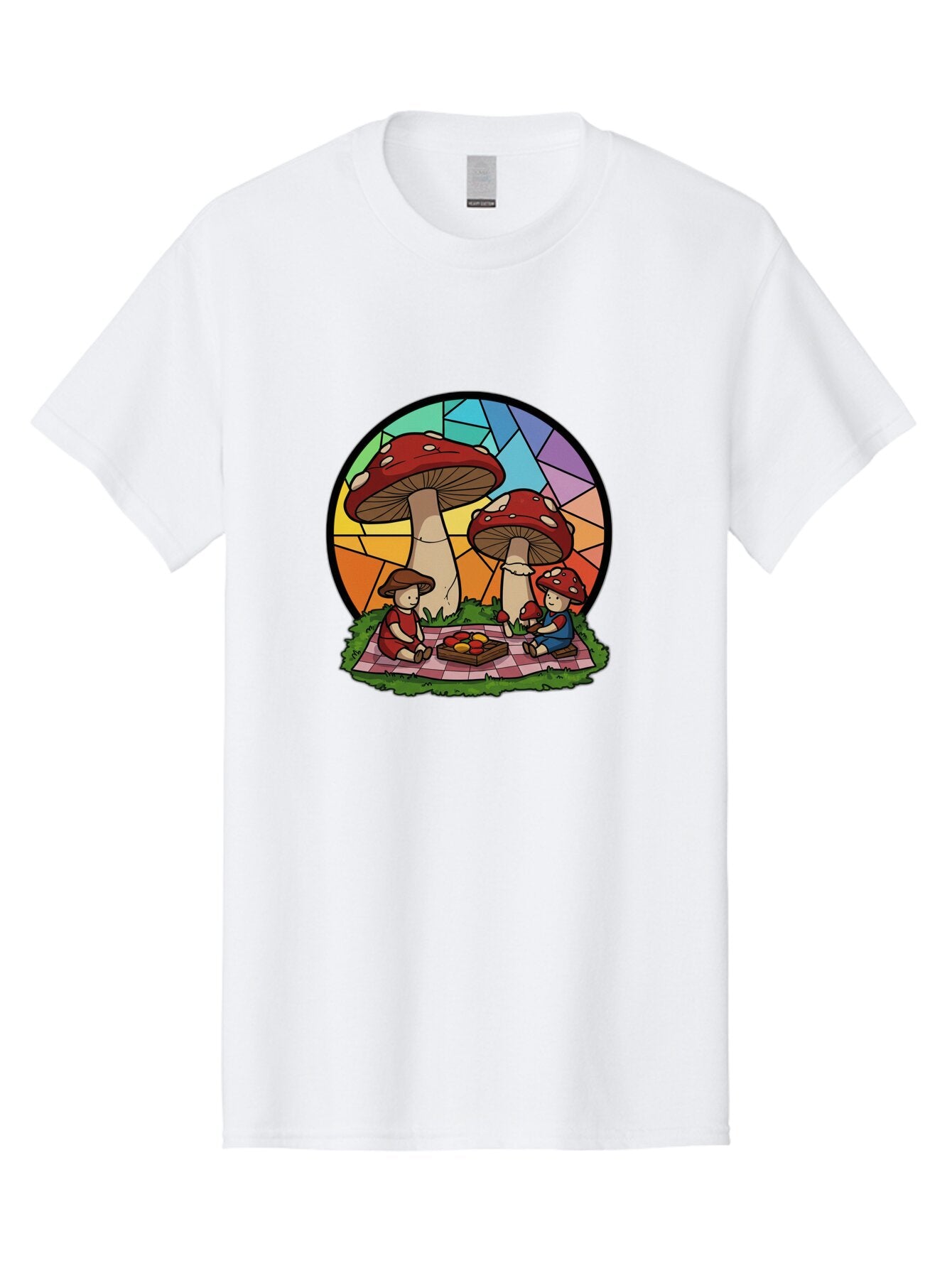 Mushroom-Children-Picnic Men'S Graphic Tee, 100% Cotton, Comfortable Casual Summer Wear, Machine Washable, Vintage Camera, Old Camera, Antique Camera, Black Camera, Classic Photography, Photography Equipment, Nostalgic Device, Film Camera, Bam960 8