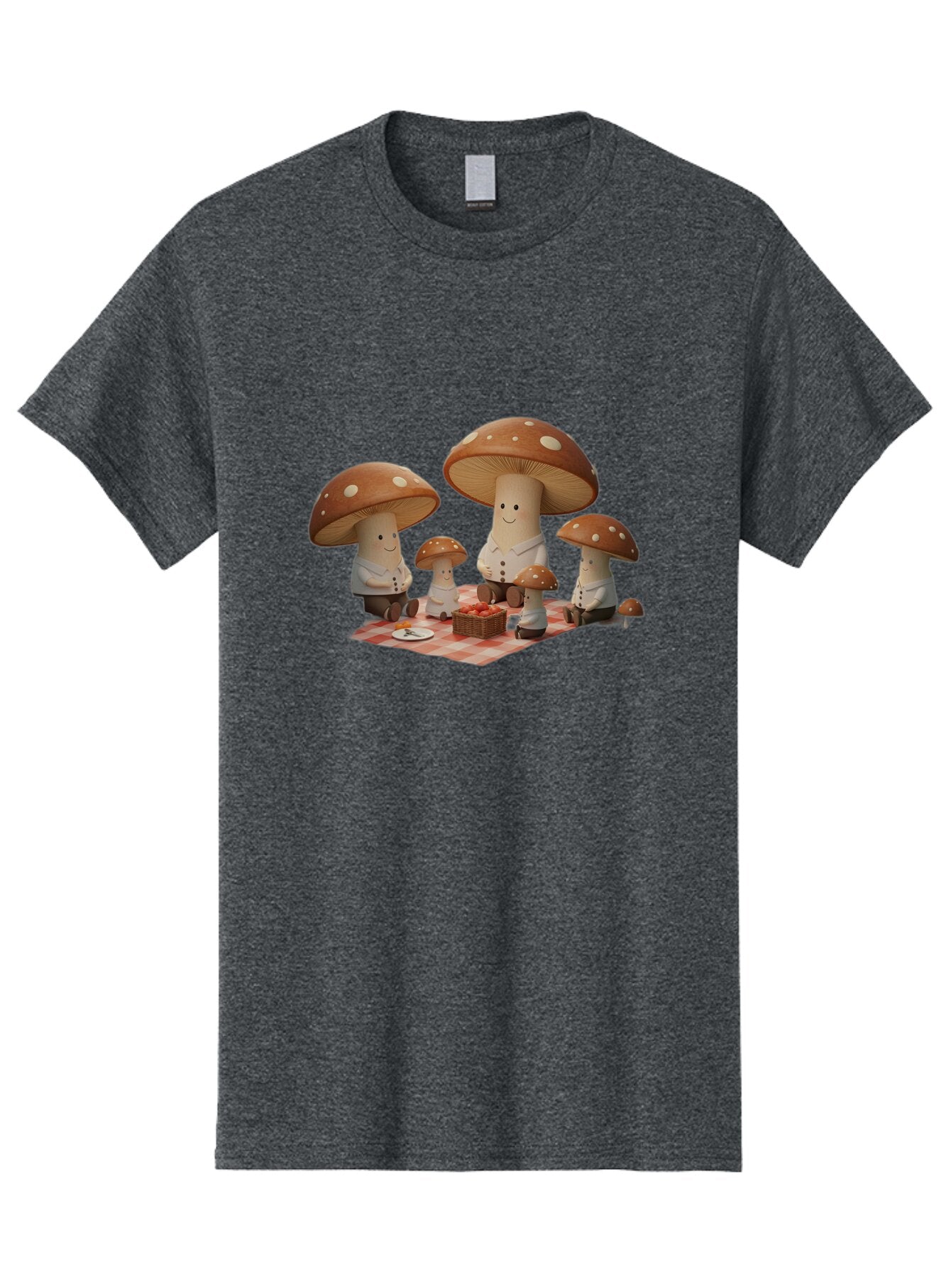 Mushroom-Family-Picnic Men'S Graphic Tee, 100% Cotton, Comfortable Casual Summer Wear, Machine Washable, Vintage Camera, Old Camera, Antique Camera, Black Camera, Classic Photography, Photography Equipment, Nostalgic Device, Film Camera, Bam963 14