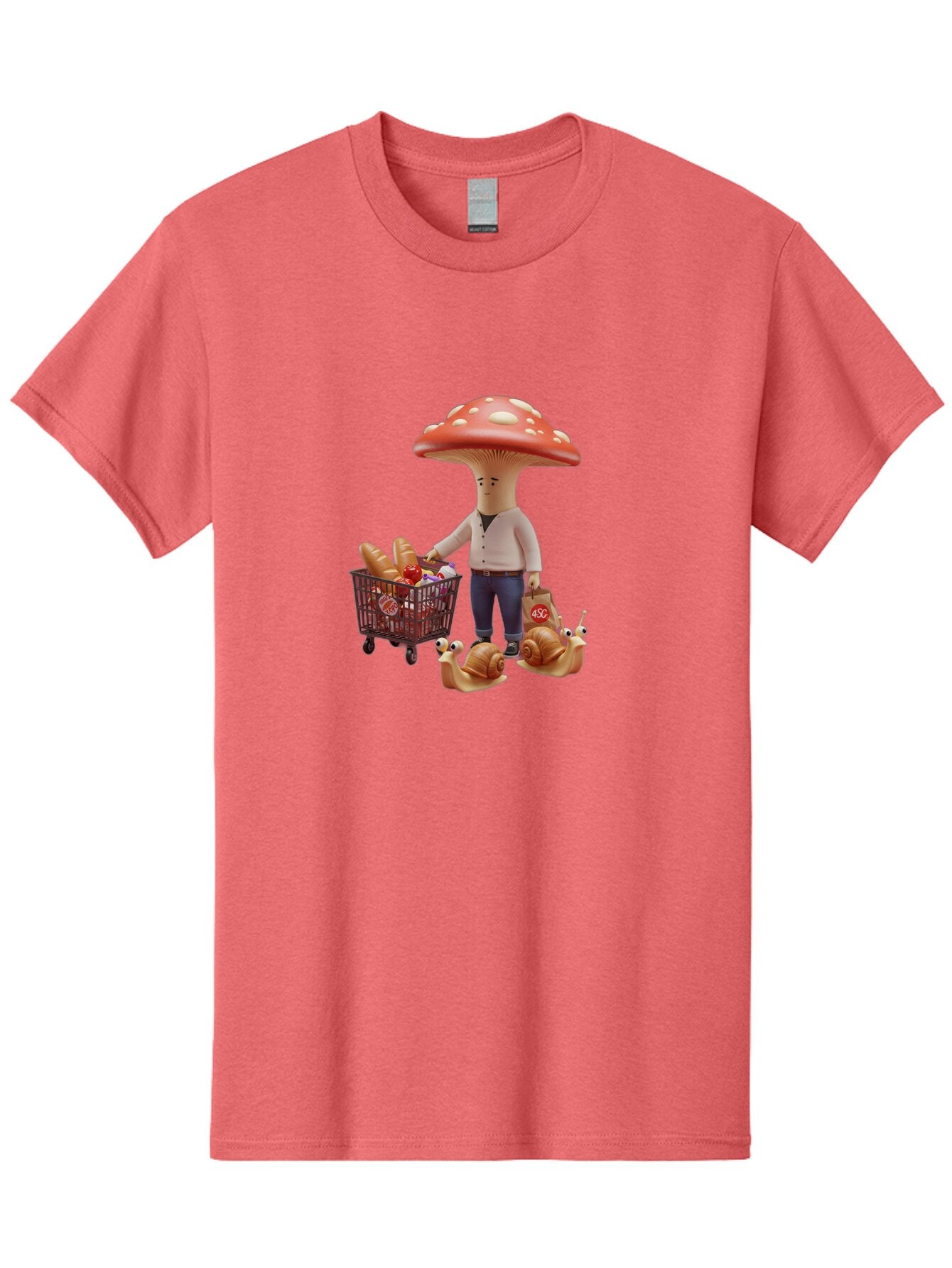 Mushroom-Head-Grocery-Shopper Men'S Graphic Tee, 100% Cotton, Comfortable Casual Summer Wear, Machine Washable, Vintage Camera, Old Camera, Antique Camera, Black Camera, Classic Photography, Photography Equipment, Nostalgic Device, Bam964 3