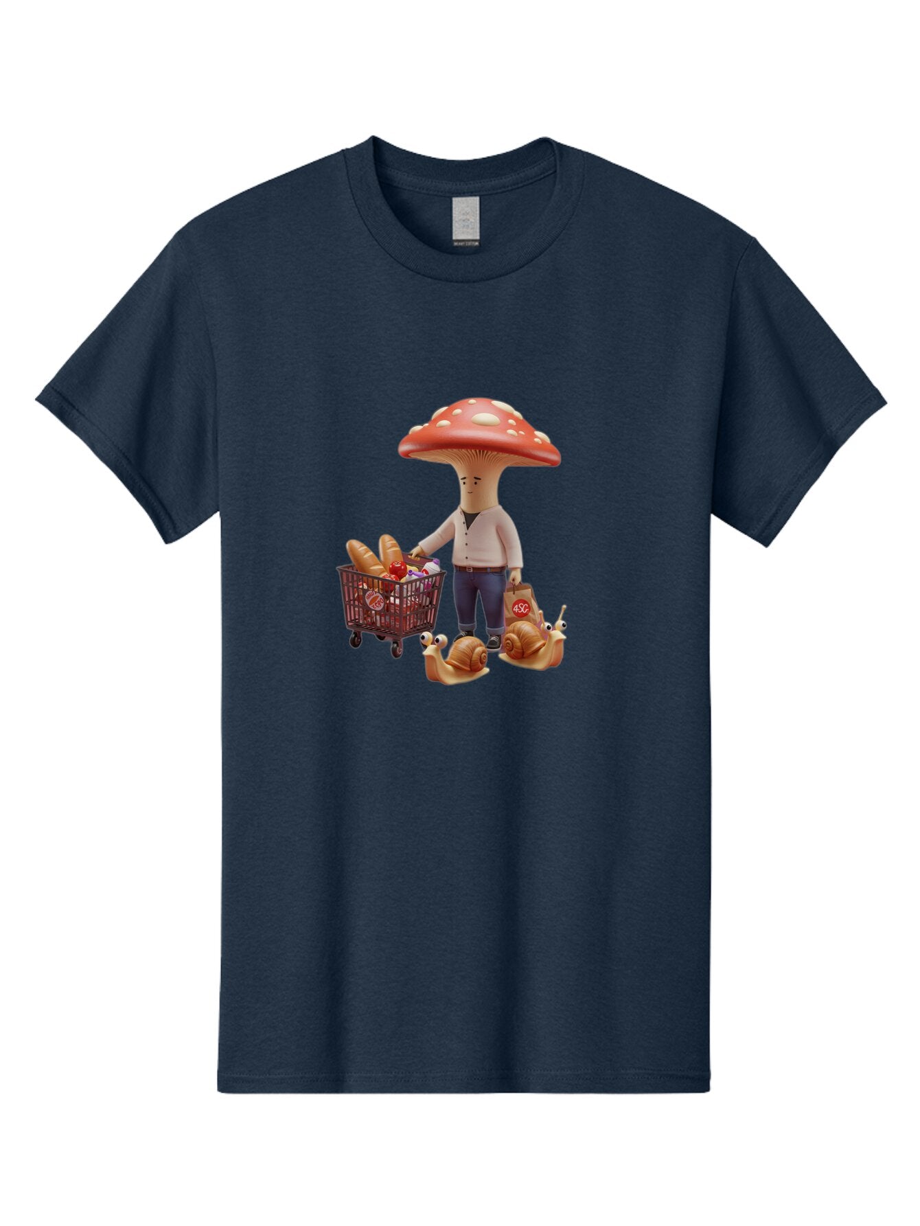 Mushroom-Head-Grocery-Shopper Men'S Graphic Tee, 100% Cotton, Comfortable Casual Summer Wear, Machine Washable, Vintage Camera, Old Camera, Antique Camera, Black Camera, Classic Photography, Photography Equipment, Nostalgic Device, Bam964 9