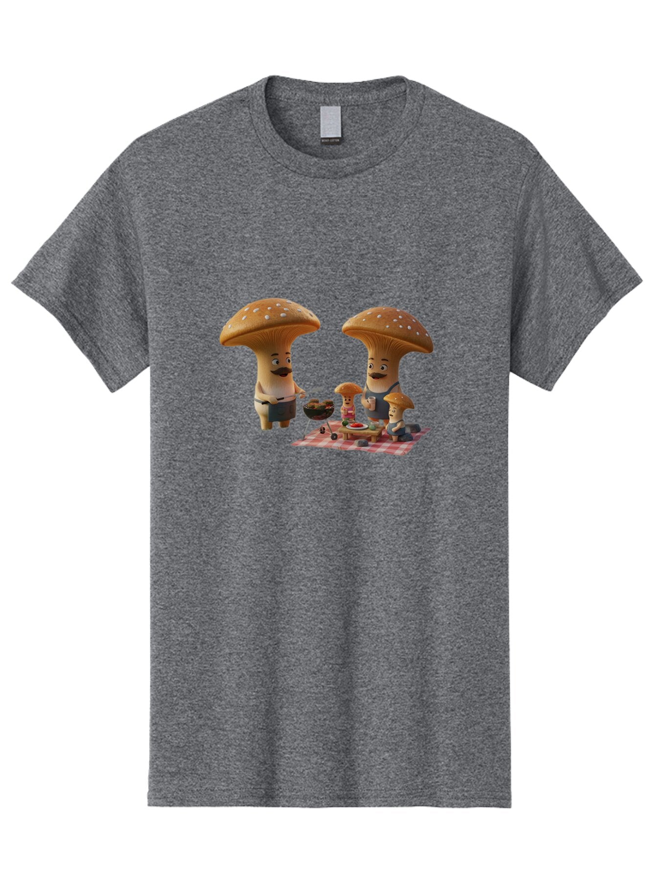Mushroom-People-Picnic Men'S Graphic Tee, 100% Cotton, Comfortable Casual Summer Wear, Machine Washable, Vintage Camera, Old Camera, Antique Camera, Black Camera, Classic Photography, Photography Equipment, Nostalgic Device, Film Camera, Bam966 6