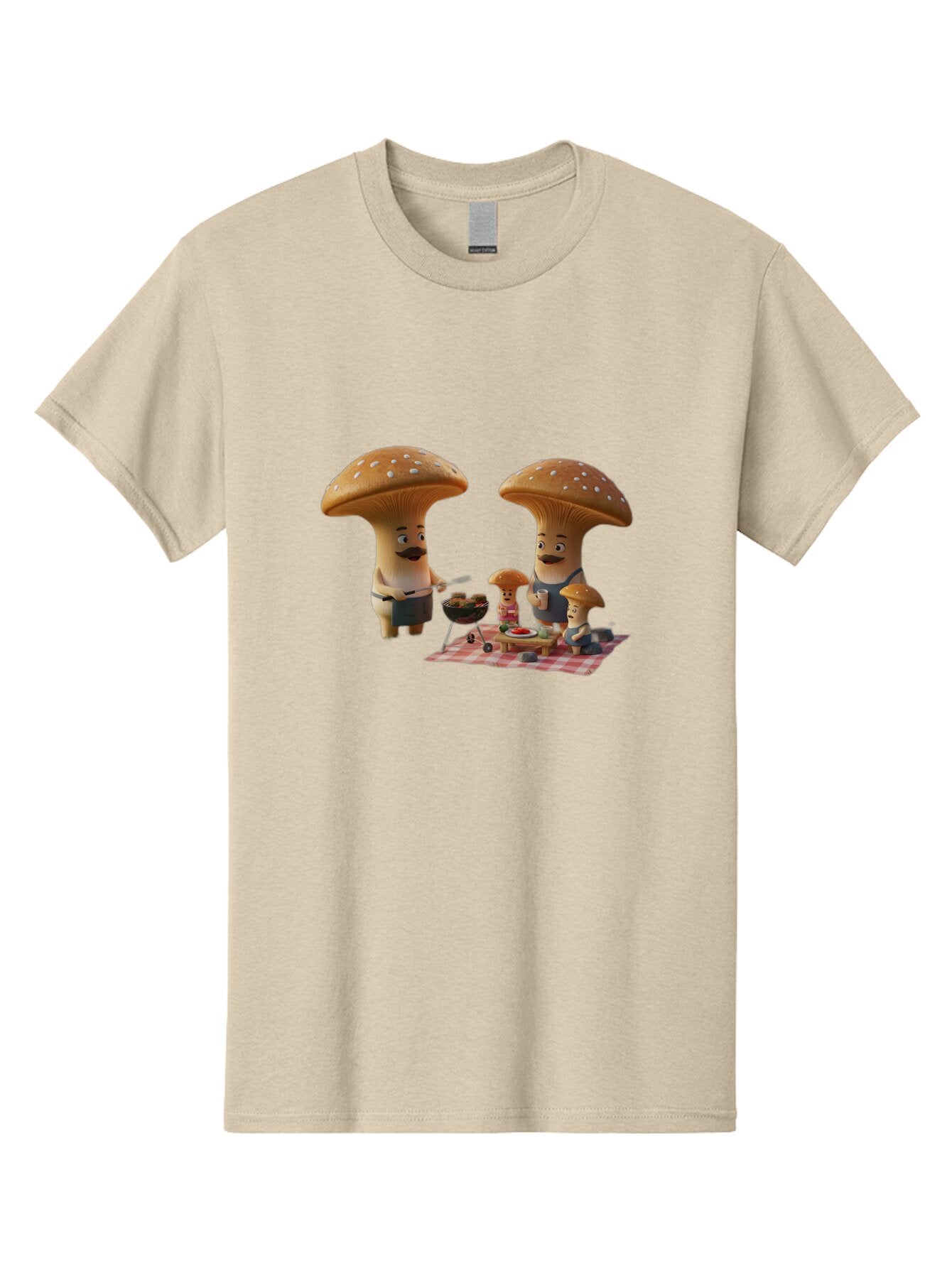 Mushroom-People-Picnic Men'S Graphic Tee, 100% Cotton, Comfortable Casual Summer Wear, Machine Washable, Vintage Camera, Old Camera, Antique Camera, Black Camera, Classic Photography, Photography Equipment, Nostalgic Device, Film Camera, Bam966 5