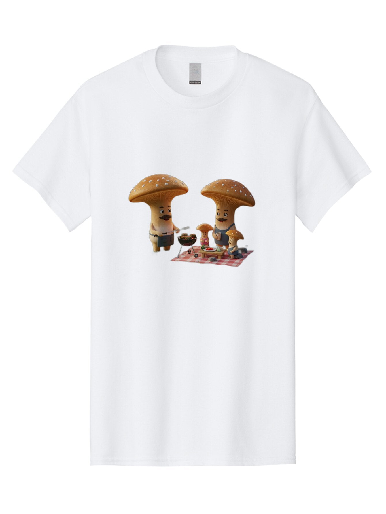 Mushroom-People-Picnic Men'S Graphic Tee, 100% Cotton, Comfortable Casual Summer Wear, Machine Washable, Vintage Camera, Old Camera, Antique Camera, Black Camera, Classic Photography, Photography Equipment, Nostalgic Device, Film Camera, Bam966 9