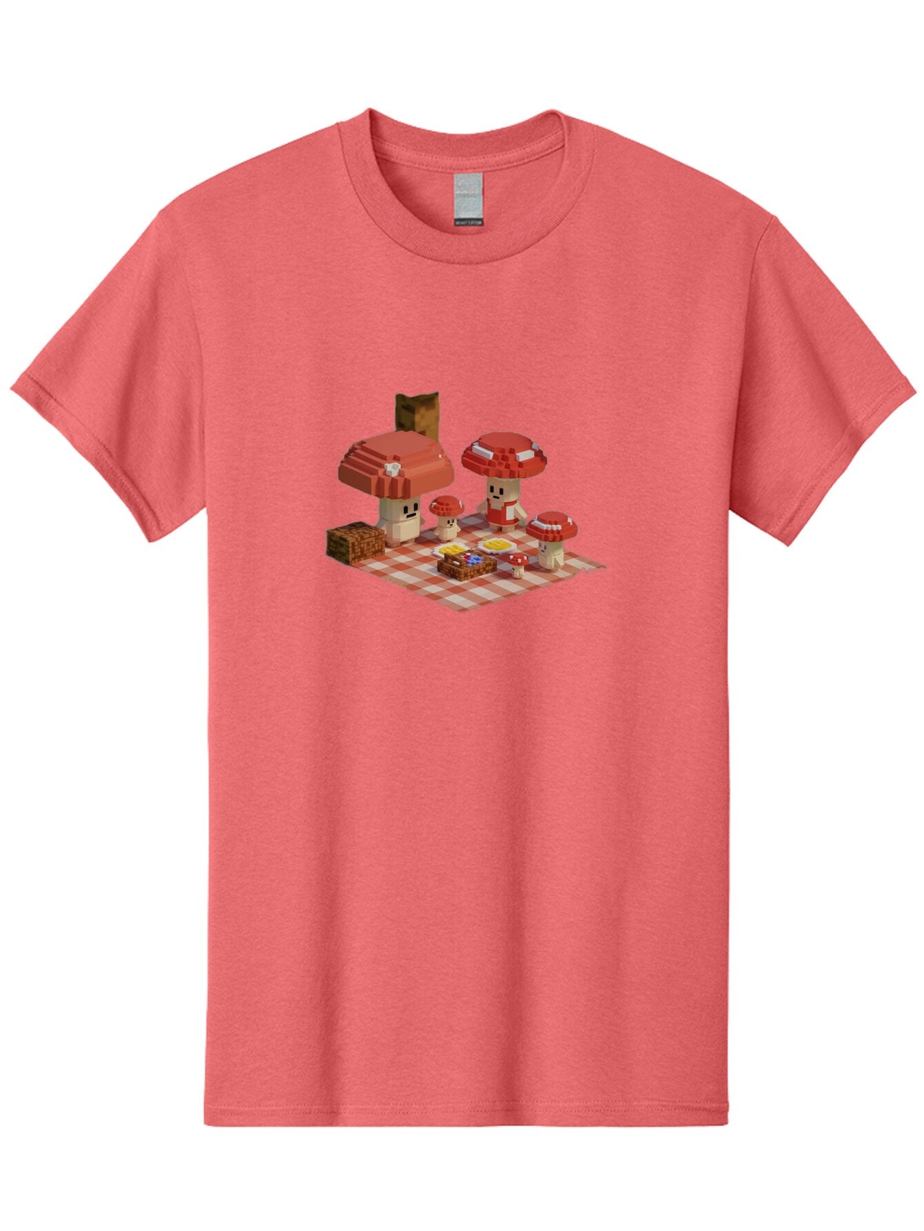 Mushroom-Picnic Men'S Graphic Tee, 100% Cotton, Comfortable Casual Summer Wear, Machine Washable, Vintage Camera, Old Camera, Antique Camera, Black Camera, Classic Photography, Photography Equipment, Nostalgic Device, Film Camera, Camera Art Bam967