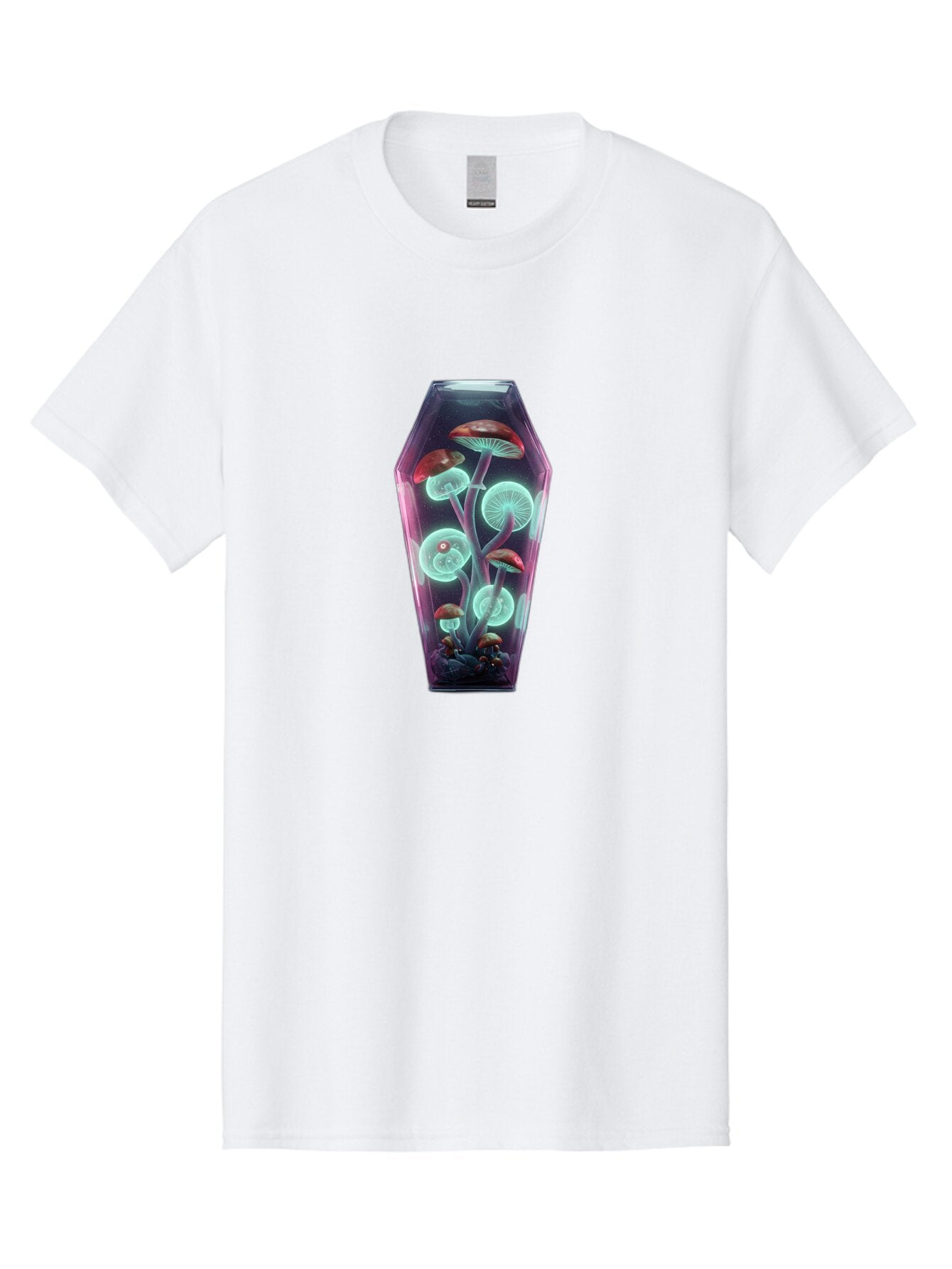 Mushrooms-In-Coffin-2 Men'S Graphic Tee, 100% Cotton, Comfortable Casual Summer Wear, Machine Washable, Vintage Camera, Old Camera, Antique Camera, Black Camera, Classic Photography, Photography Equipment, Nostalgic Device, Film Camera, Bam971 14