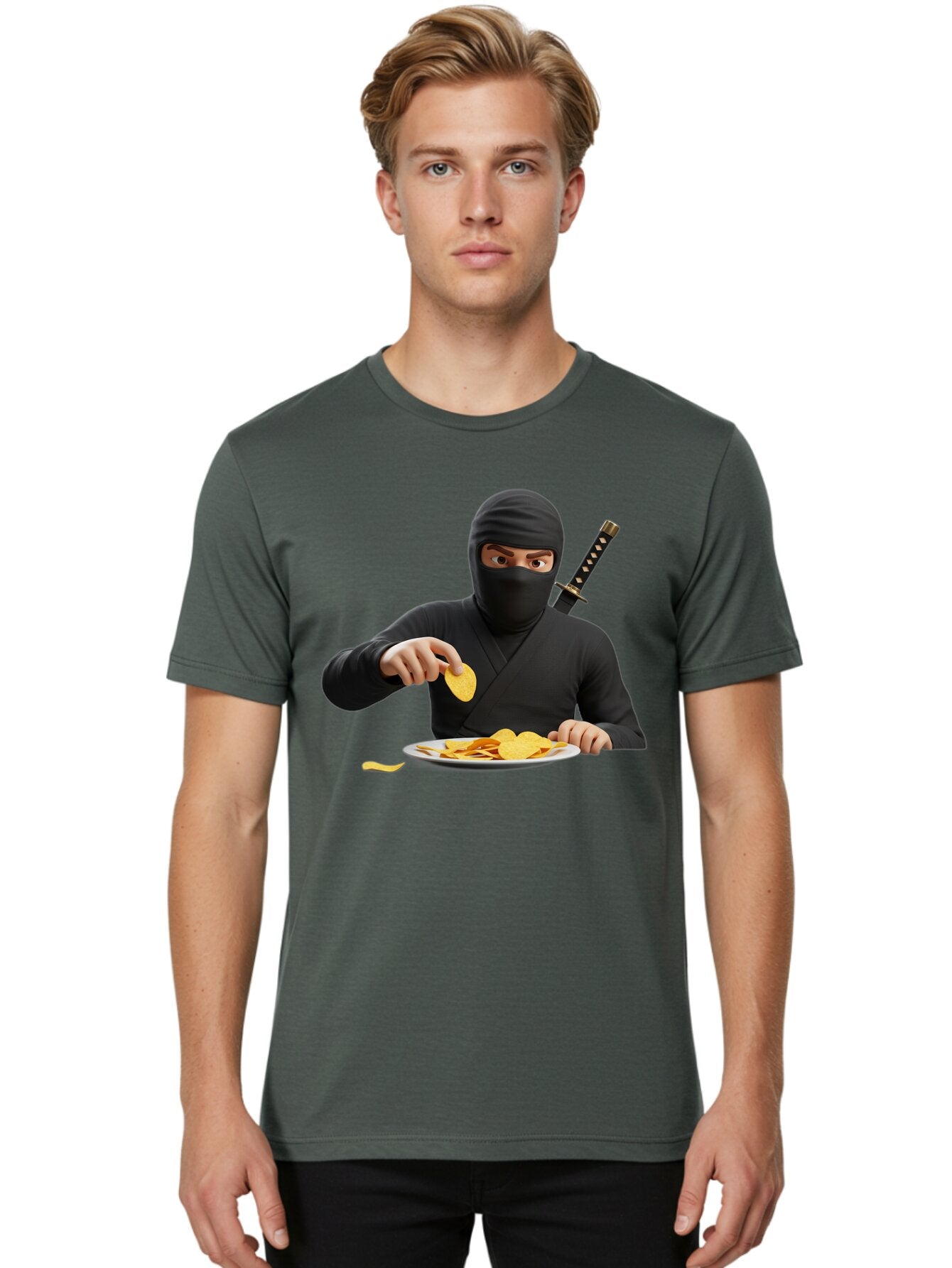 Ninja-Eating-Chips Men'S Graphic Tee, 100% Cotton, Comfortable Casual Summer Wear, Machine Washable, Vintage Camera, Old Camera, Antique Camera, Black Camera, Classic Photography, Photography Equipment, Nostalgic Device, Film Camera, Bam983 17