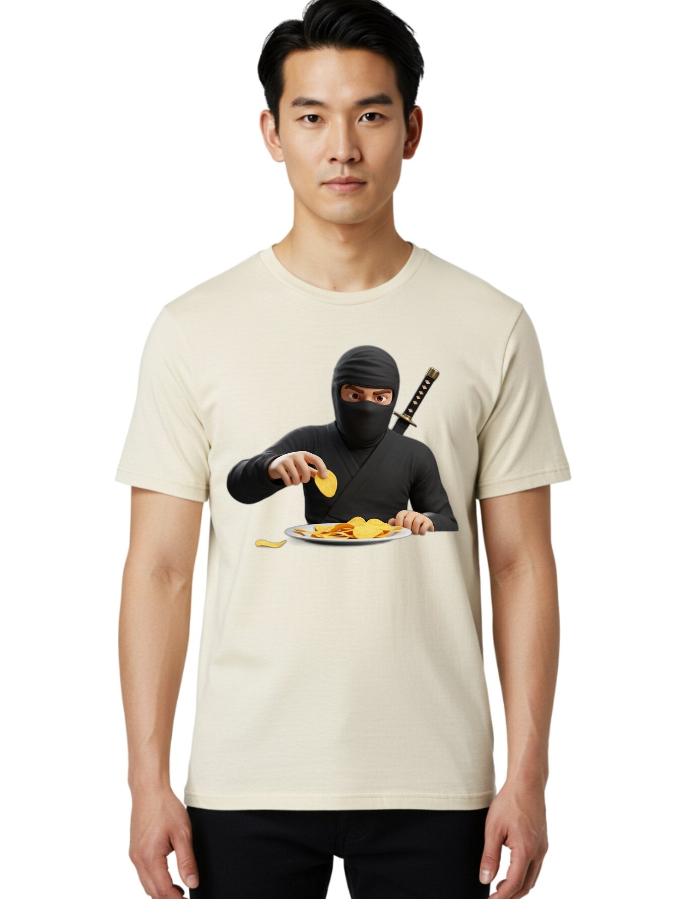 Ninja-Eating-Chips Men'S Graphic Tee, 100% Cotton, Comfortable Casual Summer Wear, Machine Washable, Vintage Camera, Old Camera, Antique Camera, Black Camera, Classic Photography, Photography Equipment, Nostalgic Device, Film Camera, Bam983 28