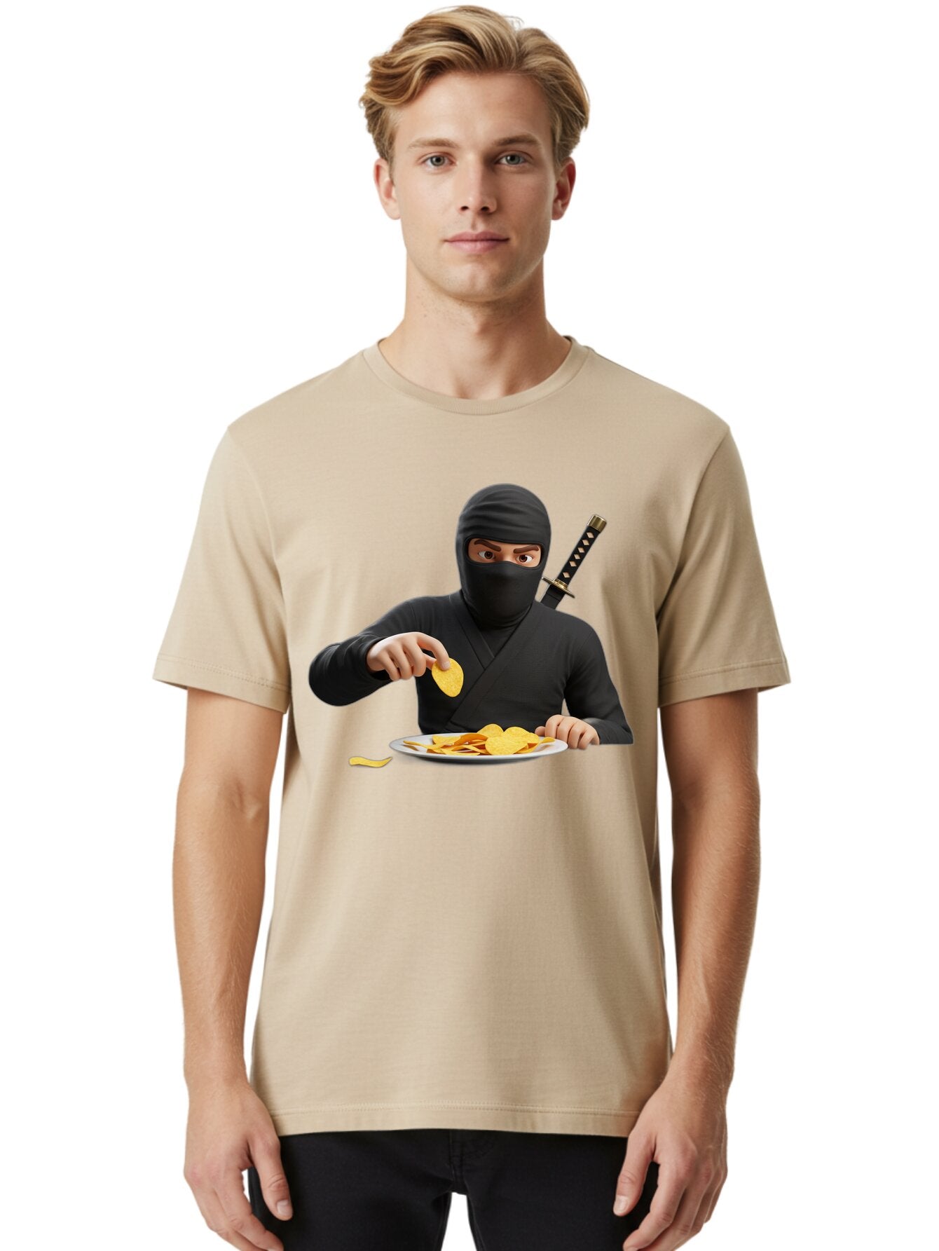 Ninja-Eating-Chips Men'S Graphic Tee, 100% Cotton, Comfortable Casual Summer Wear, Machine Washable, Vintage Camera, Old Camera, Antique Camera, Black Camera, Classic Photography, Photography Equipment, Nostalgic Device, Film Camera, Bam983 24