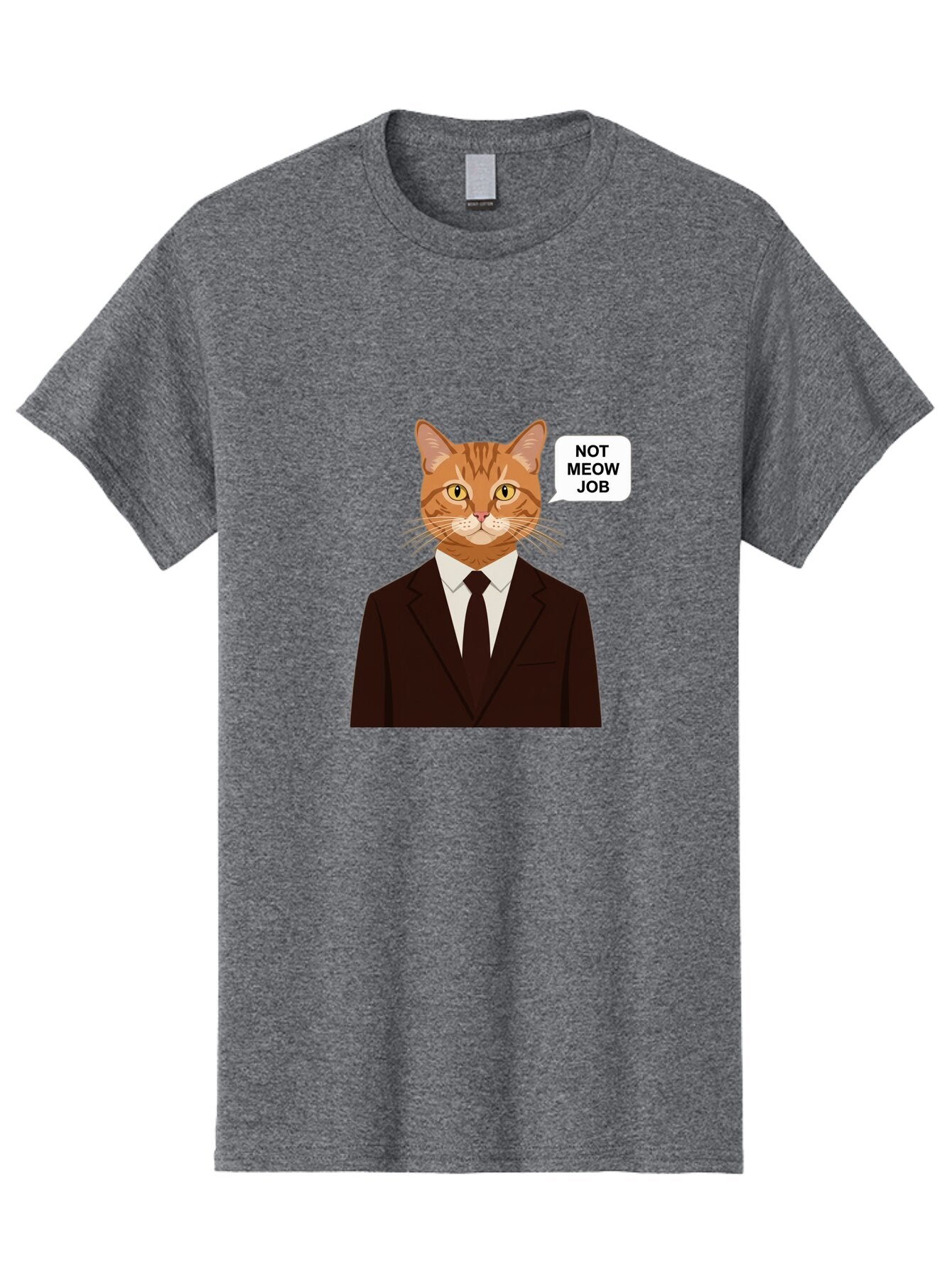 Not-Meow-Job-2 Men'S Graphic Tee, 100% Cotton, Comfortable Casual Summer Wear, Machine Washable, Vintage Camera, Old Camera, Antique Camera, Black Camera, Classic Photography, Photography Equipment, Nostalgic Device, Film Camera, Camera Art Bam987 10