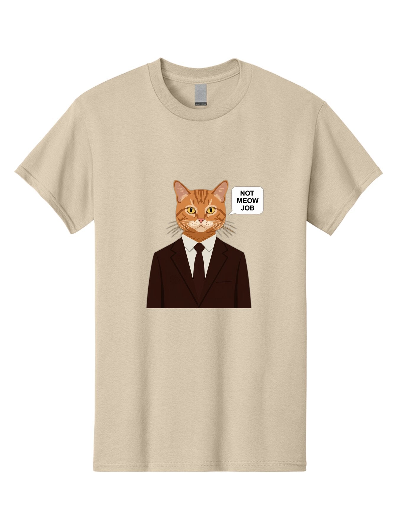 Not-Meow-Job-2 Men'S Graphic Tee, 100% Cotton, Comfortable Casual Summer Wear, Machine Washable, Vintage Camera, Old Camera, Antique Camera, Black Camera, Classic Photography, Photography Equipment, Nostalgic Device, Film Camera, Camera Art Bam987 6