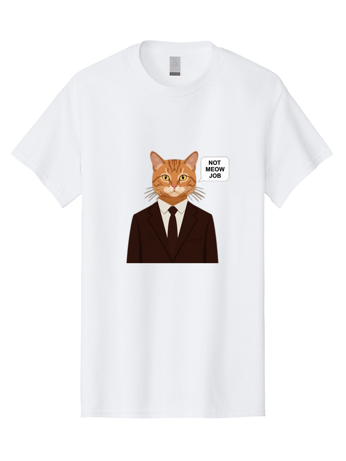 Not-Meow-Job-2 Men'S Graphic Tee, 100% Cotton, Comfortable Casual Summer Wear, Machine Washable, Vintage Camera, Old Camera, Antique Camera, Black Camera, Classic Photography, Photography Equipment, Nostalgic Device, Film Camera, Camera Art Bam987 8