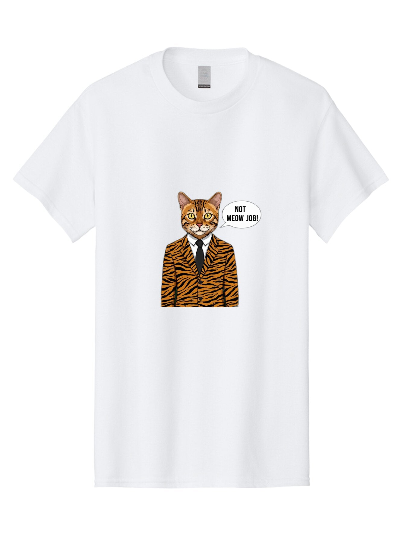 Not-Meow-Job-3 Men'S Graphic Tee, 100% Cotton, Comfortable Casual Summer Wear, Machine Washable, Vintage Camera, Old Camera, Antique Camera, Black Camera, Classic Photography, Photography Equipment, Nostalgic Device, Film Camera, Camera Art Bam988 5