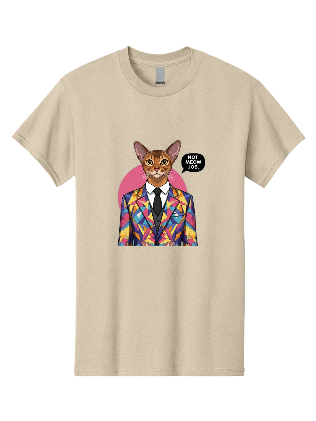 Not-Meow-Job-4 Men'S Graphic Tee, 100% Cotton, Comfortable Casual Summer Wear, Machine Washable, Vintage Camera, Old Camera, Antique Camera, Black Camera, Classic Photography, Photography Equipment, Nostalgic Device, Film Camera, Camera Art Bam989